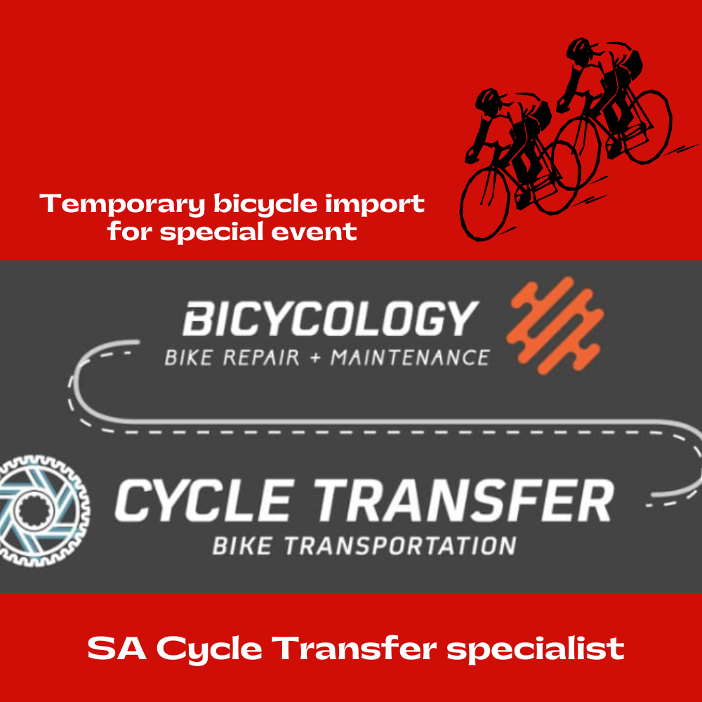 Transfer your bicycle to Namibia for a race in the desert