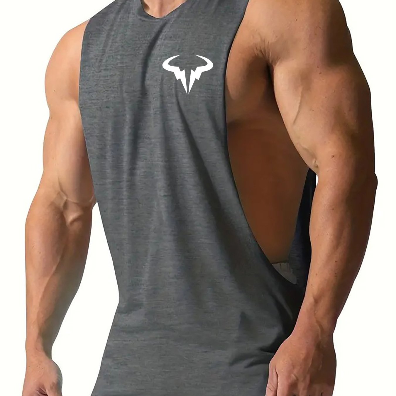 Men's Quick-Dry Athletic Tank Top - Breathable, Moisture-Wicking Sleeveless Shirt for Gym & Casual Wear, Summer Fashion