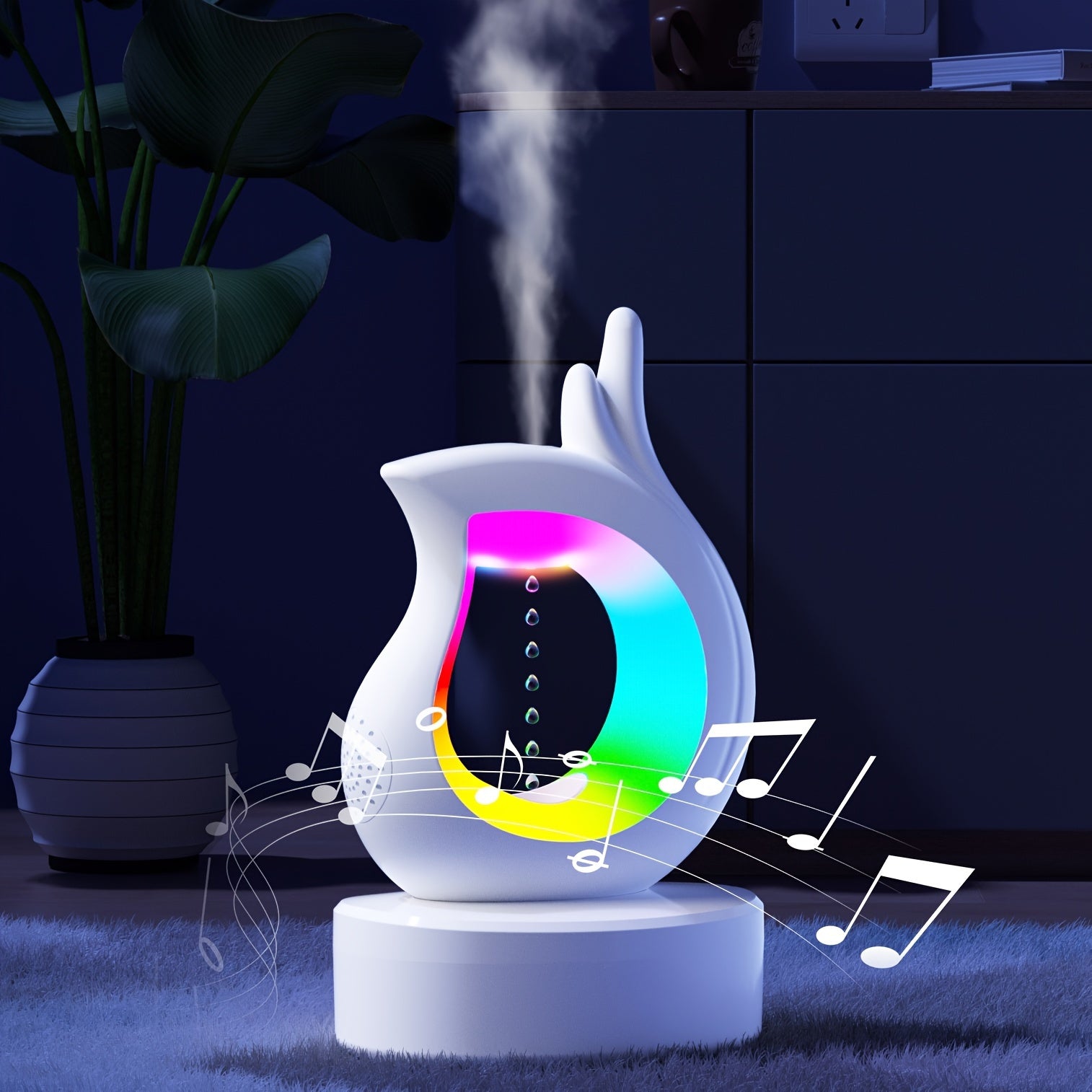 Experience A Comfortable, Delicate, And Fresh Air Environment With A Water Droplet Reverse Flow Humidifier To Make Your Life More Relaxing.