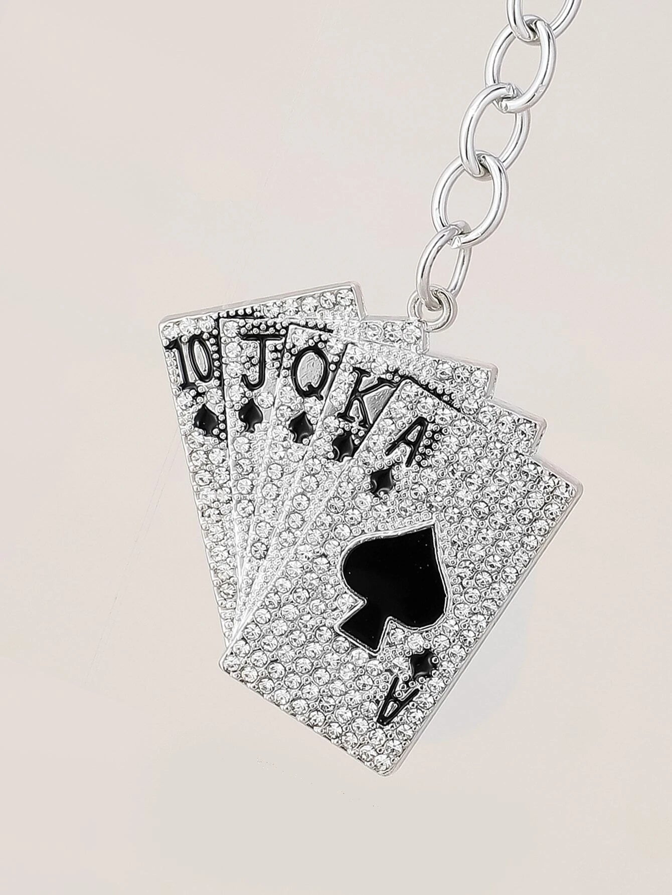 Party Playing Card Design Keychain