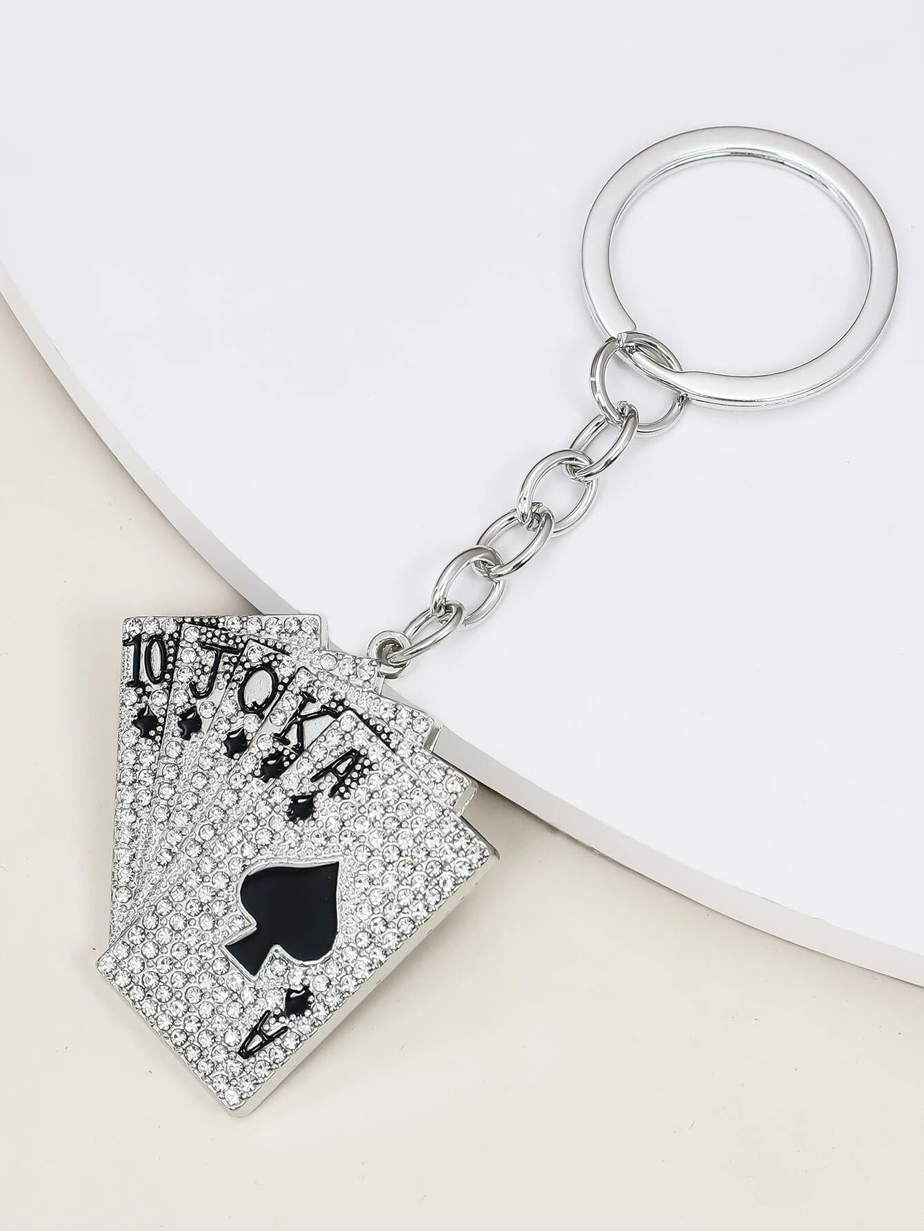 Party Playing Card Design Keychain