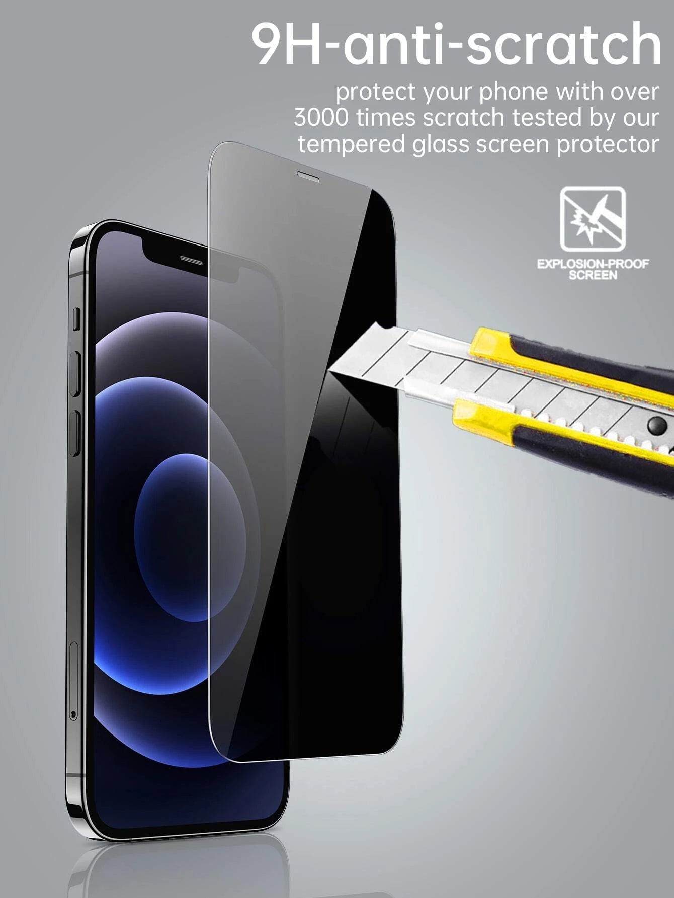 2 In 1 [Privacy Glass + Lens Glass Film] Full Cover Privacy Protection Screen Protector Tempered Glass Protector Compatible With Apple IPhone 14/ 14 Pro / 14 Pro Max / 14 Plus 16promax 12 13 14 PRO MAX ProMax / 13Pro 14Pro 12Pro Double Layer 3D Clear Came