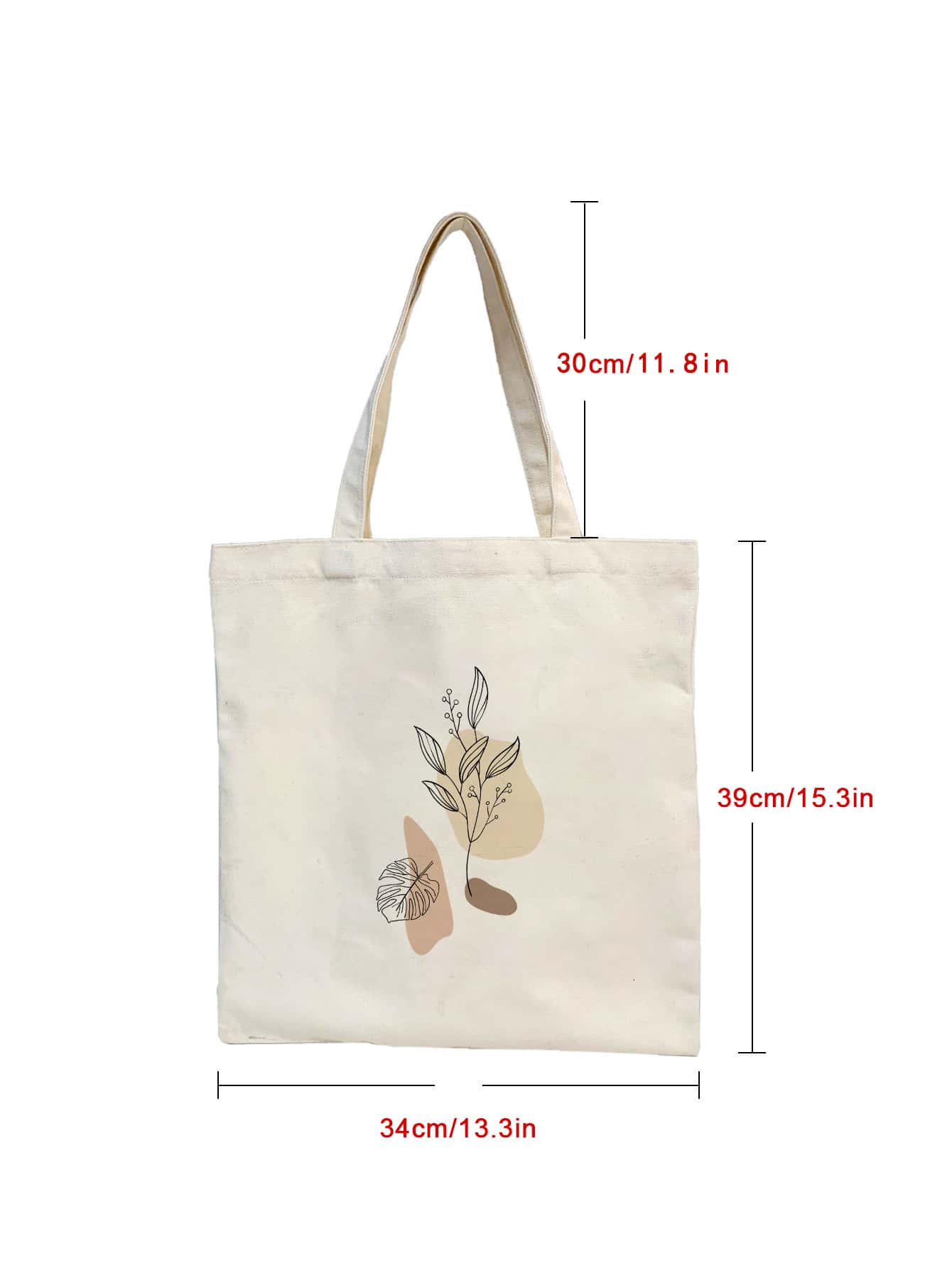 Lightweight,Business Casual Plants Graphic Flower Floral Canvas Bag,Shopping Bag Large Capacity Tote Bag,Shoulder Bag For Teen Girls Women College Students,Rookies & White-Collar Workers Perfect For Office,College,Work,Business,Commute,Outdoors,Travel,Ou