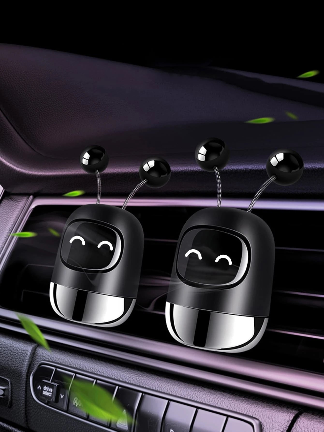 Robot Air Vent Car Diffuser (Includes 3 Scented Rods)