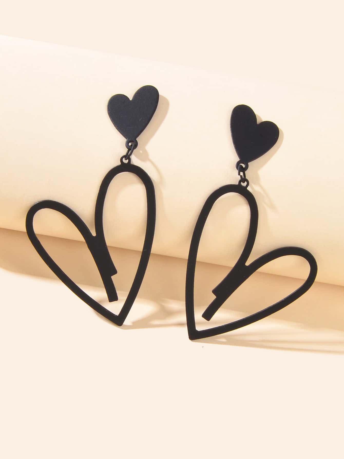 Heart Drop Earrings