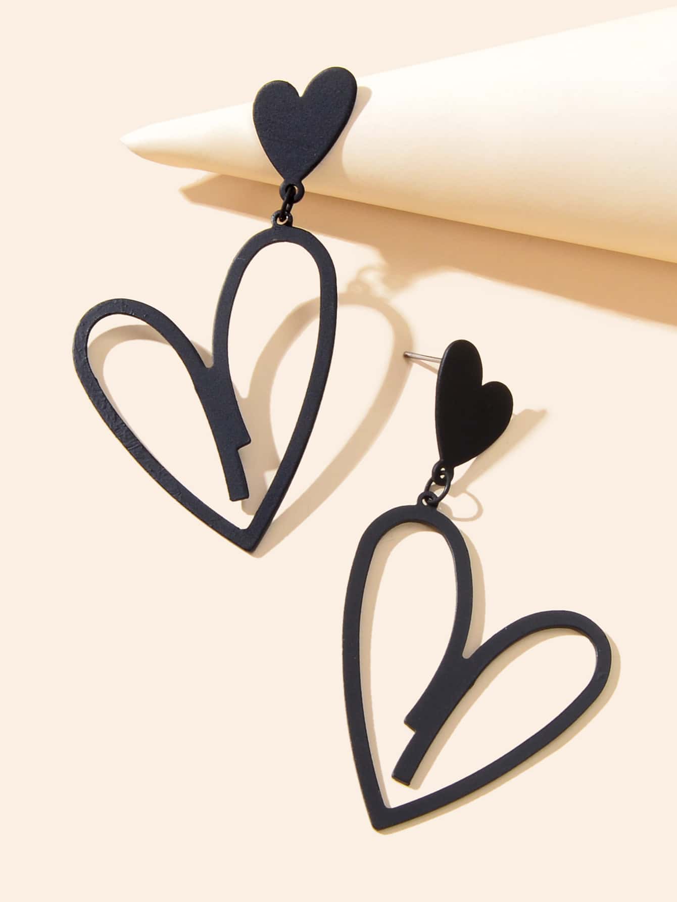 Heart Drop Earrings