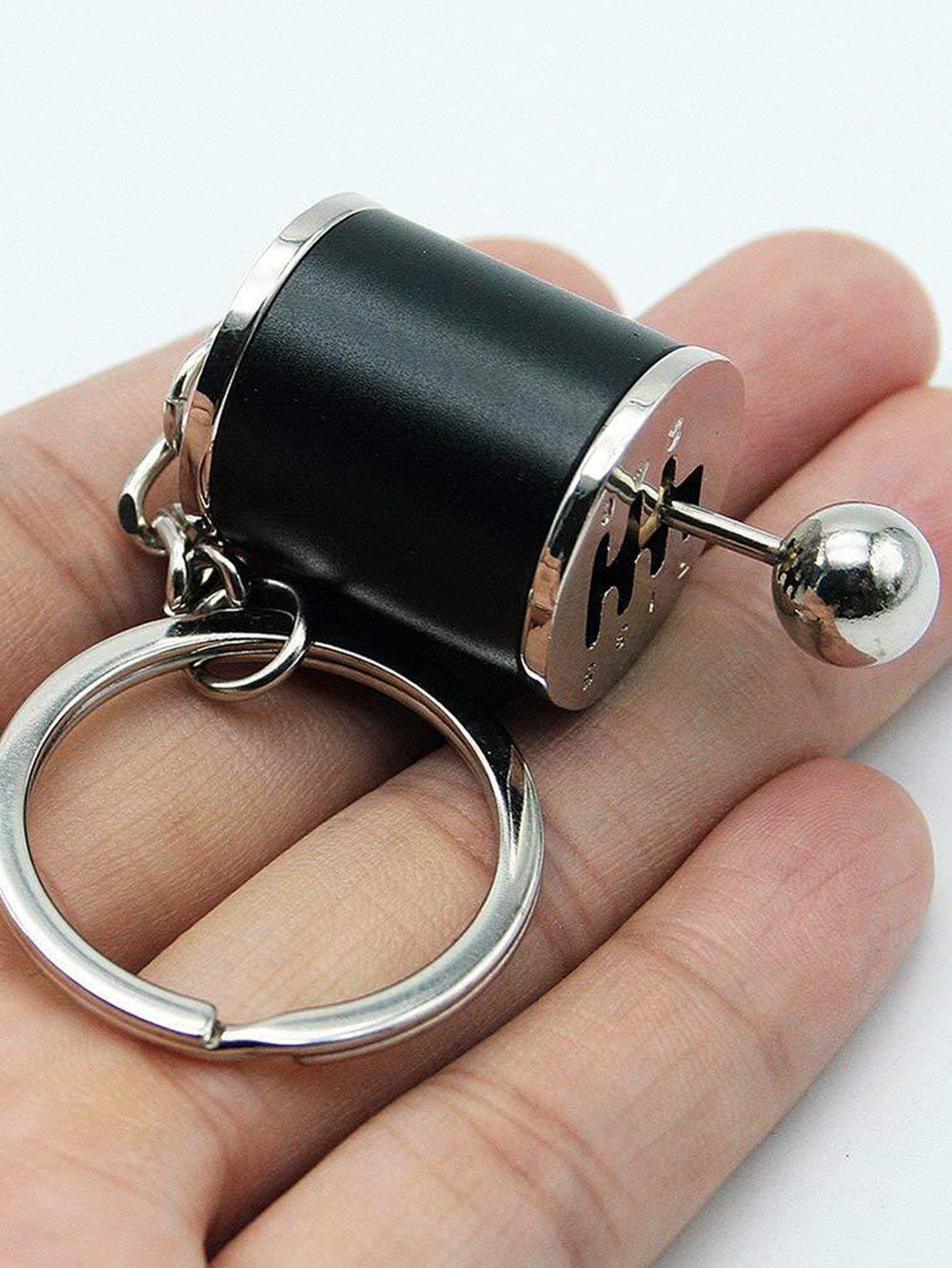 1pc Men Car Gear Charm Keychain Decoration For Boyfriend Gifts