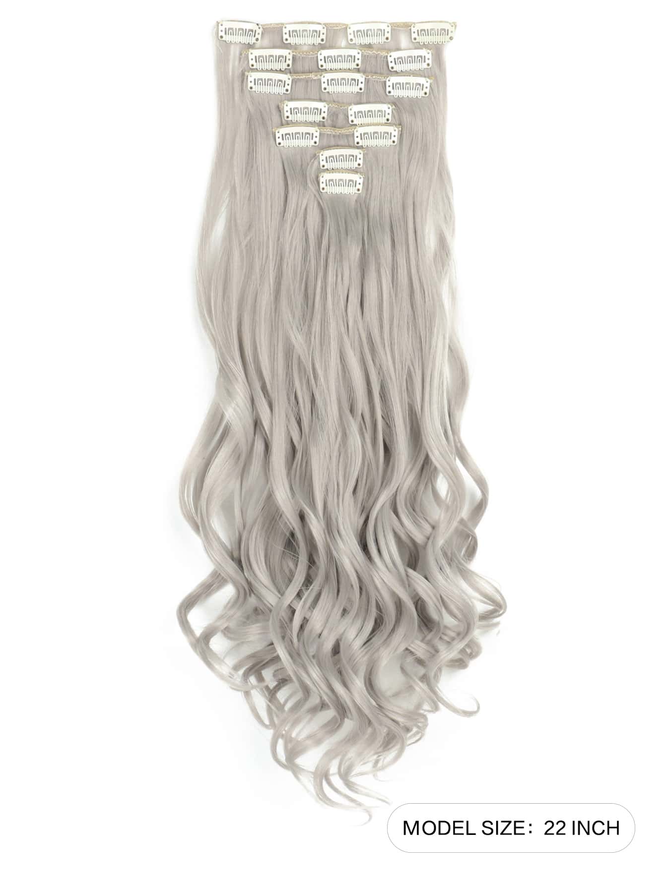 7pcs Clip In Long Curly Synthetic Hair Extension