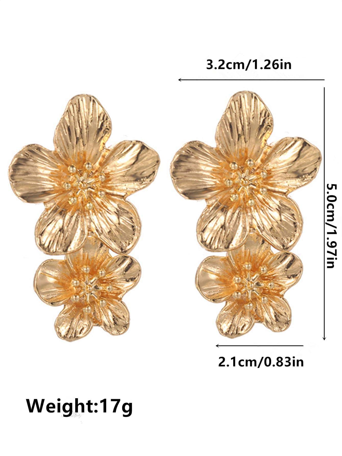 Flower Drop Earrings