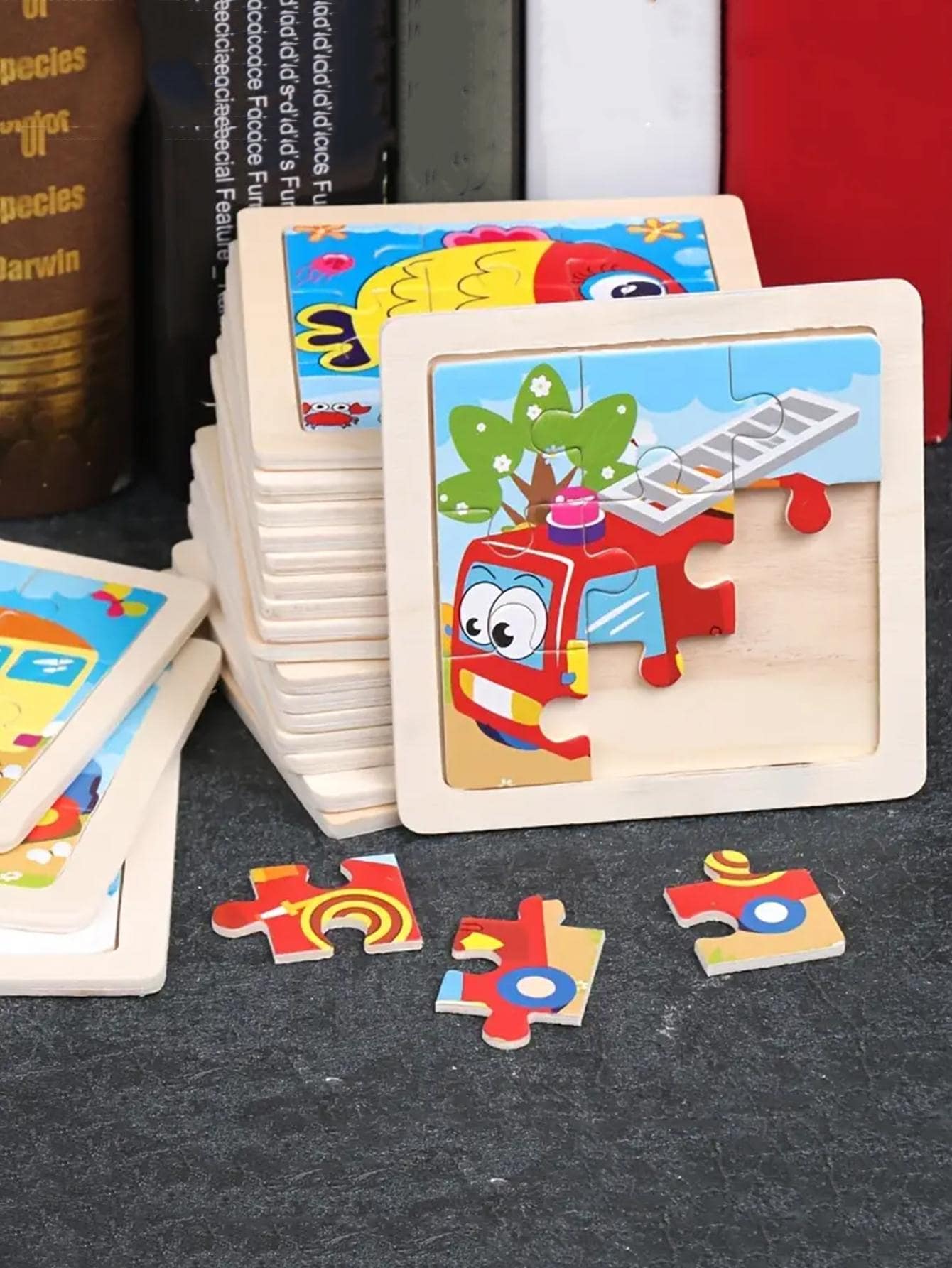 9pcs Cartoon Design Jigsaw Puzzle Game