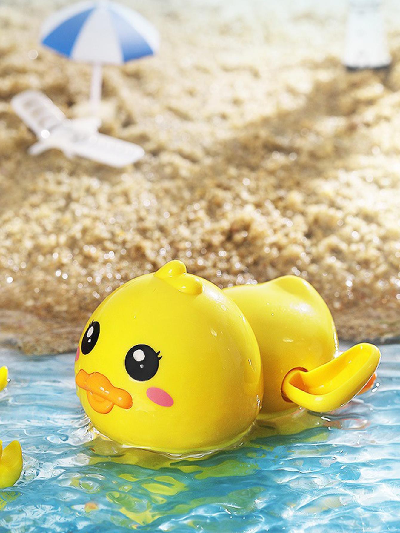 1pc Random Expression Clockwork Bathtub Swimming Pool Bath Toy