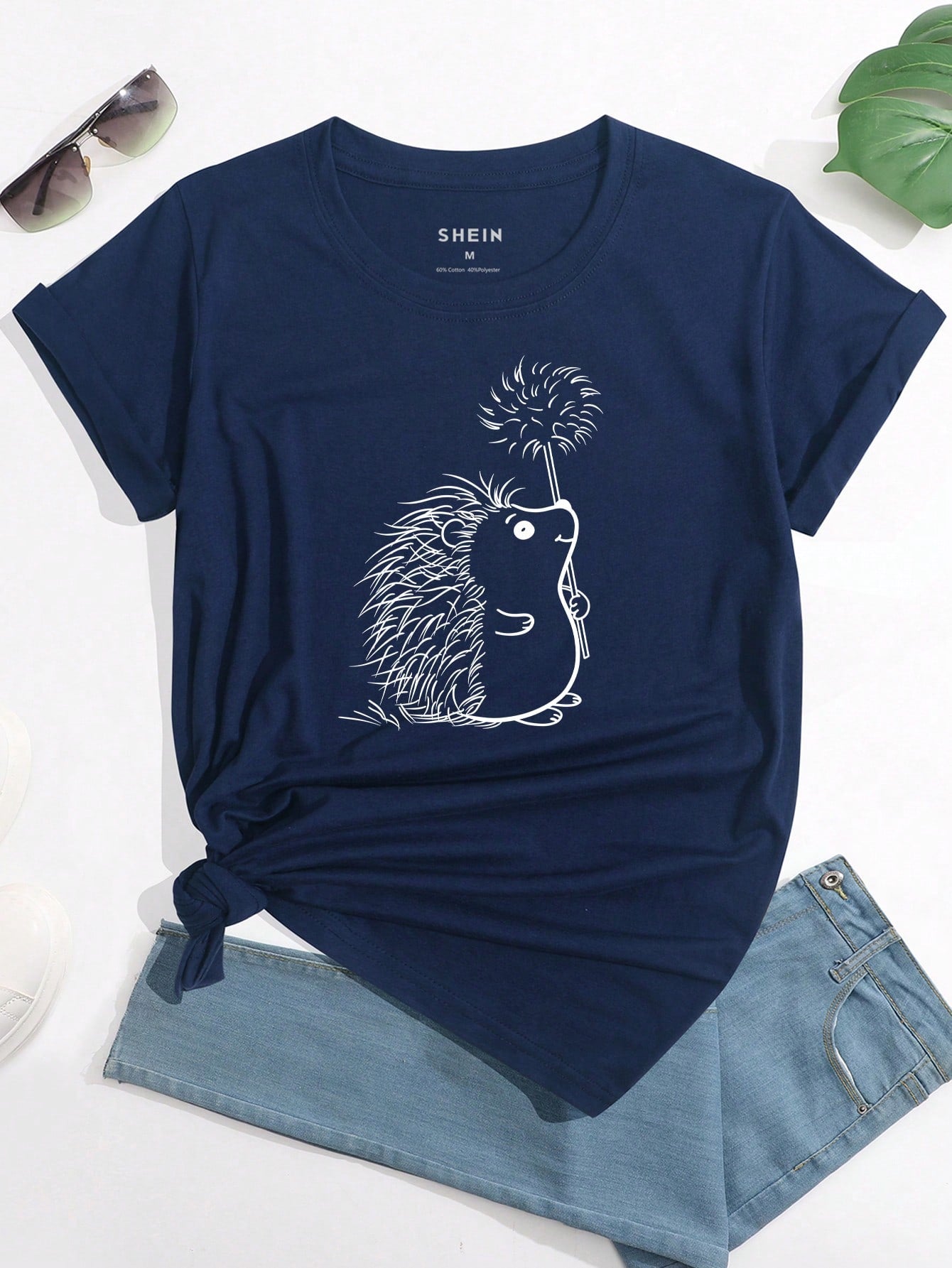 LUNE Hedgehog Print Tee