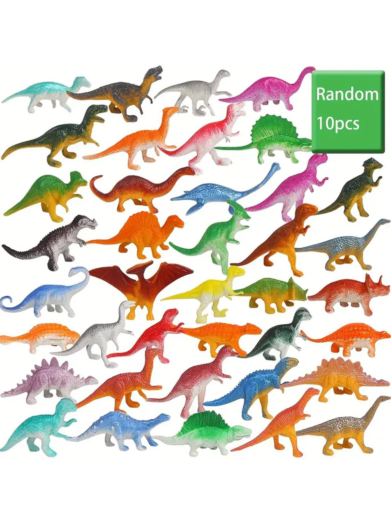 10pcs Mini Dinosaur Model Educational Toys For Kids, Realistic Dinosaur Design Creative Gift For Festivals