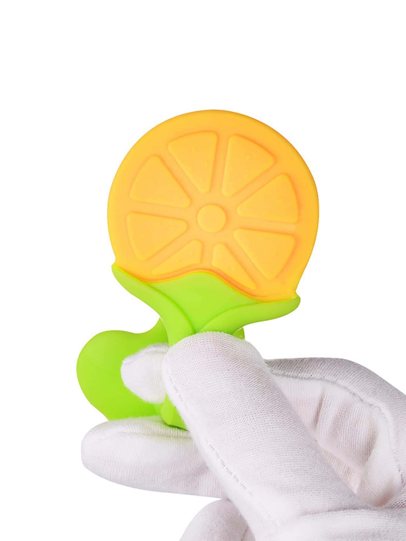 5Pcs/Set Baby Teething Toys Silicone Fruit Shape Teethers Freezer Safe  Soothe Babies Gums Set For Infant And Toddler Gift (Some Parts May Be Random)