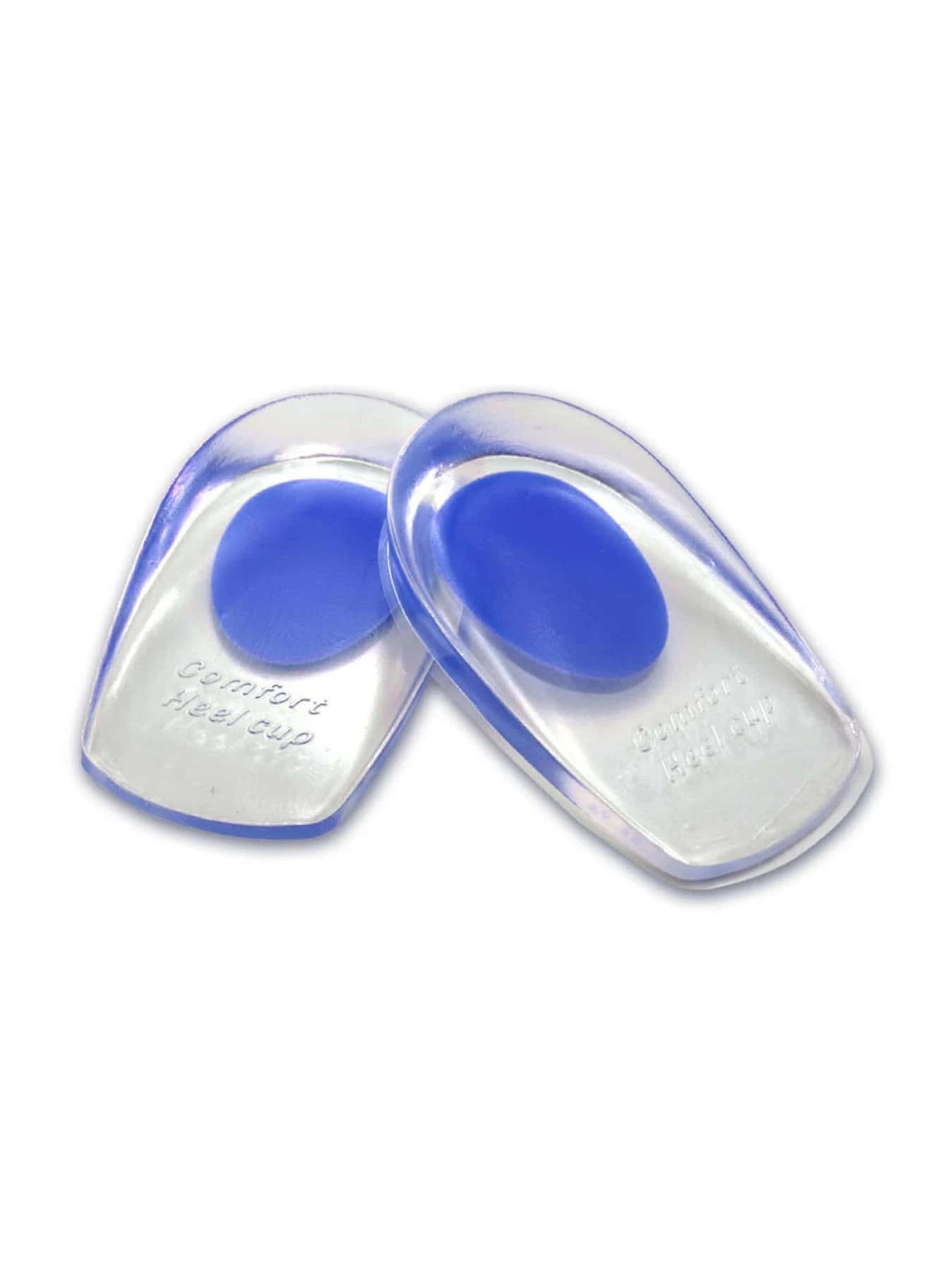 2pcs Heel Pain Relief Pads - Pu Gel Heel Cup Cushions To Protect Foot Spurs & Shock Absorption In Sports Shoes