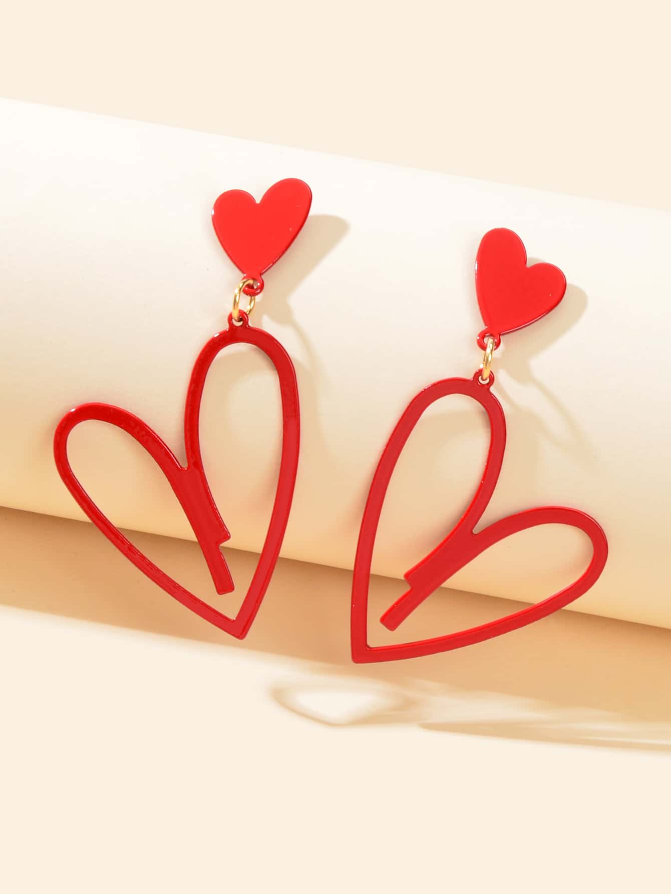 Heart Drop Earrings