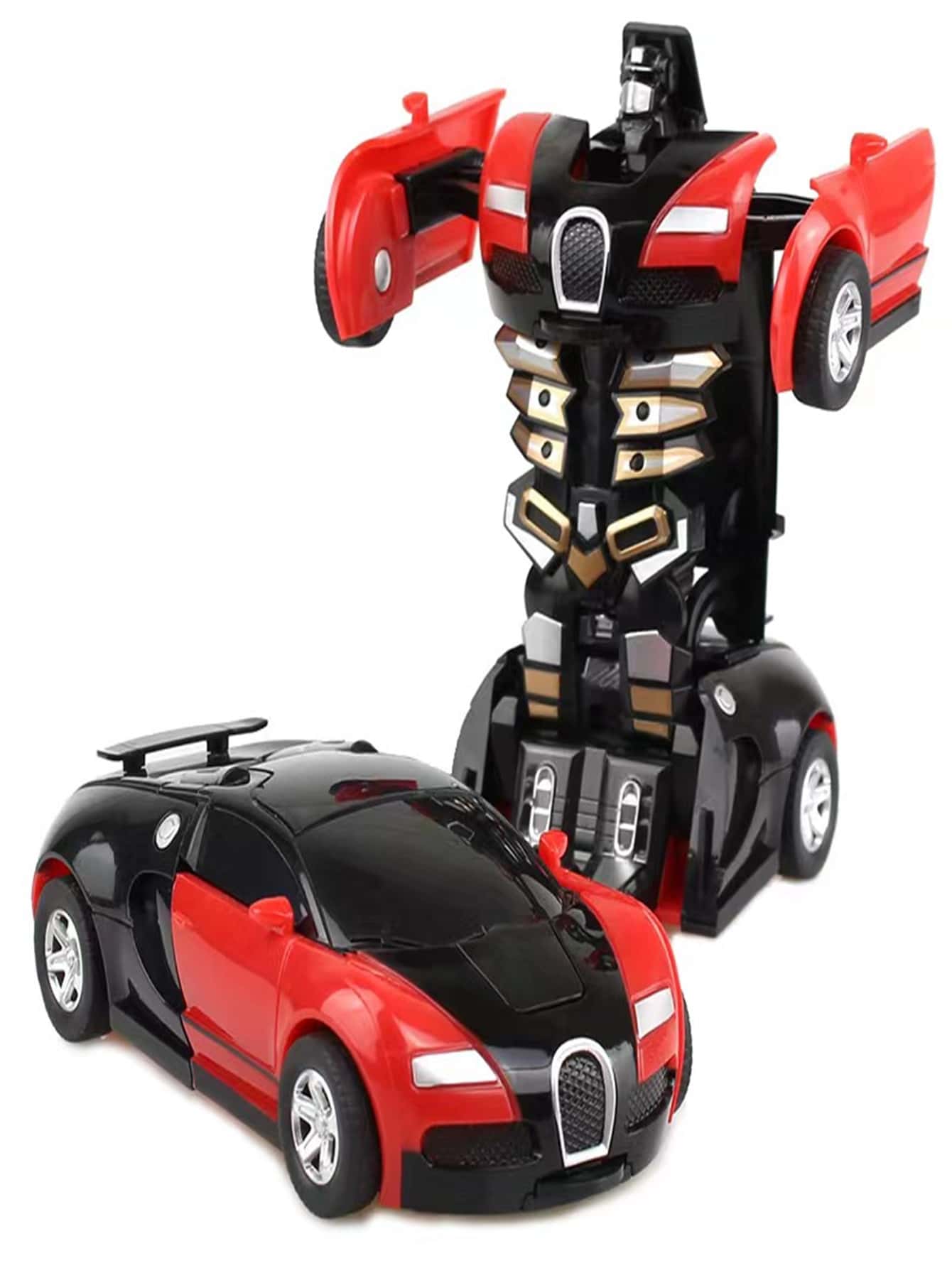 1pc Children's Deformed Toy Boy Collision Deformed Car Model Kids Toy Car (Wheel Style Random)