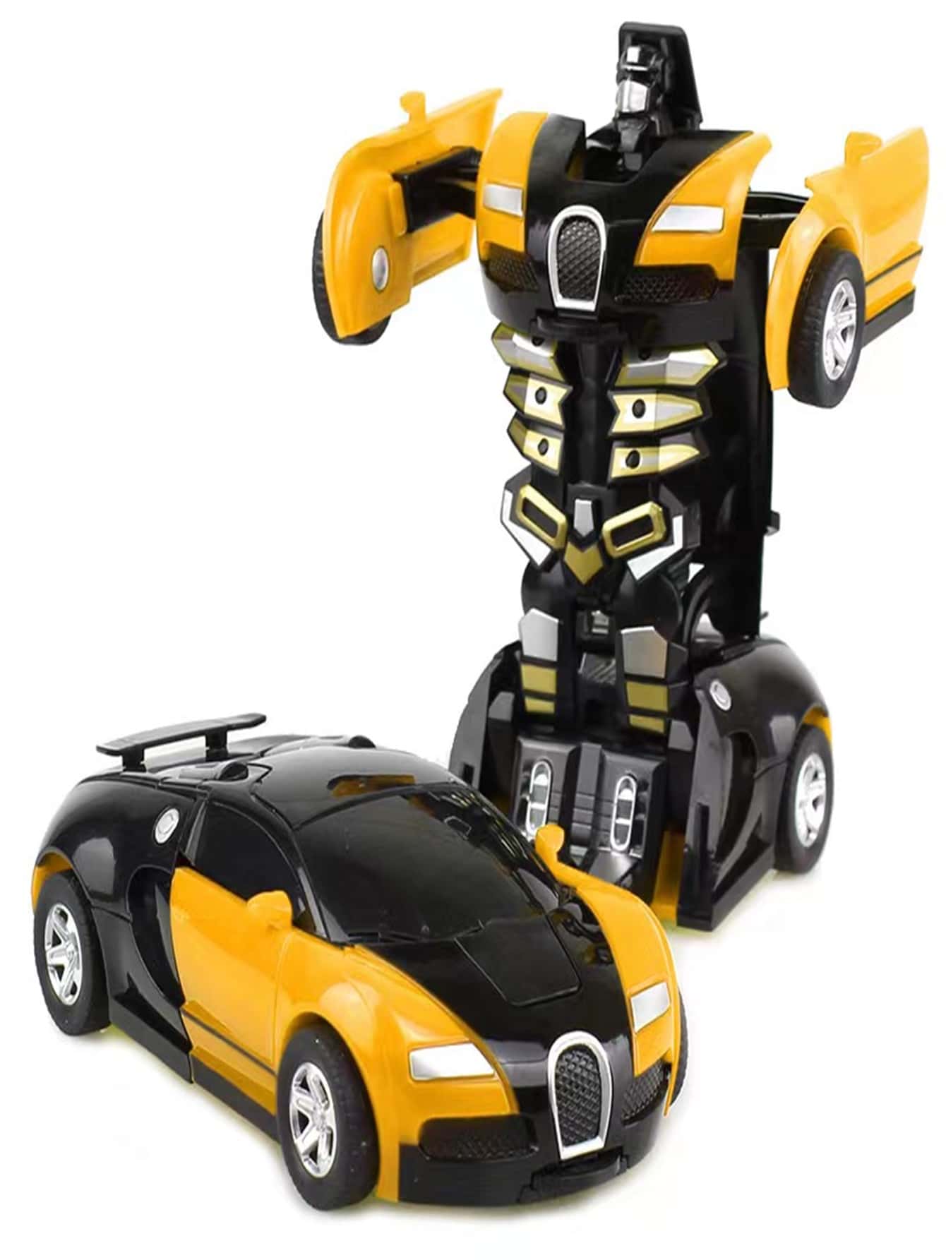 1pc Children's Deformed Toy Boy Collision Deformed Car Model Kids Toy Car (Wheel Style Random)