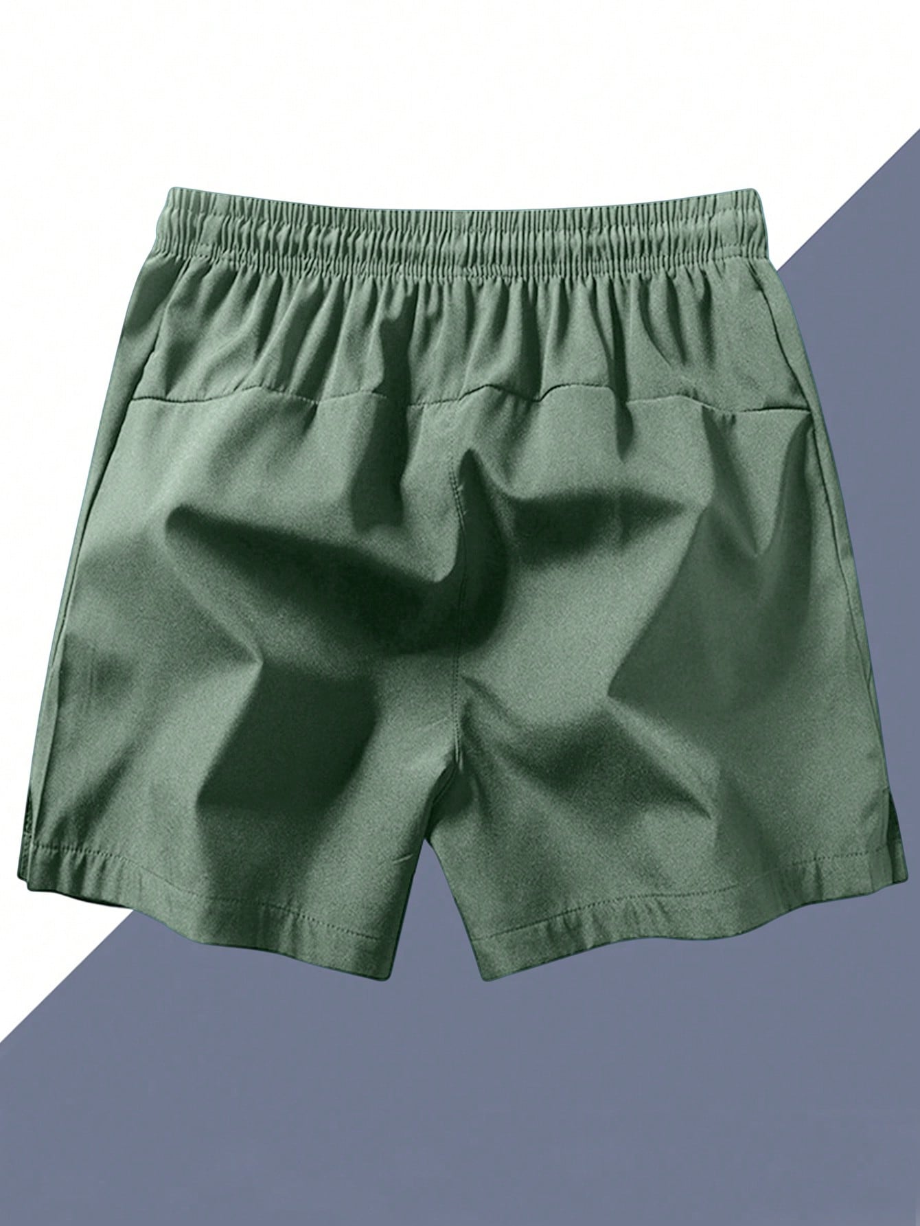 Men Drawstring Waist Shorts