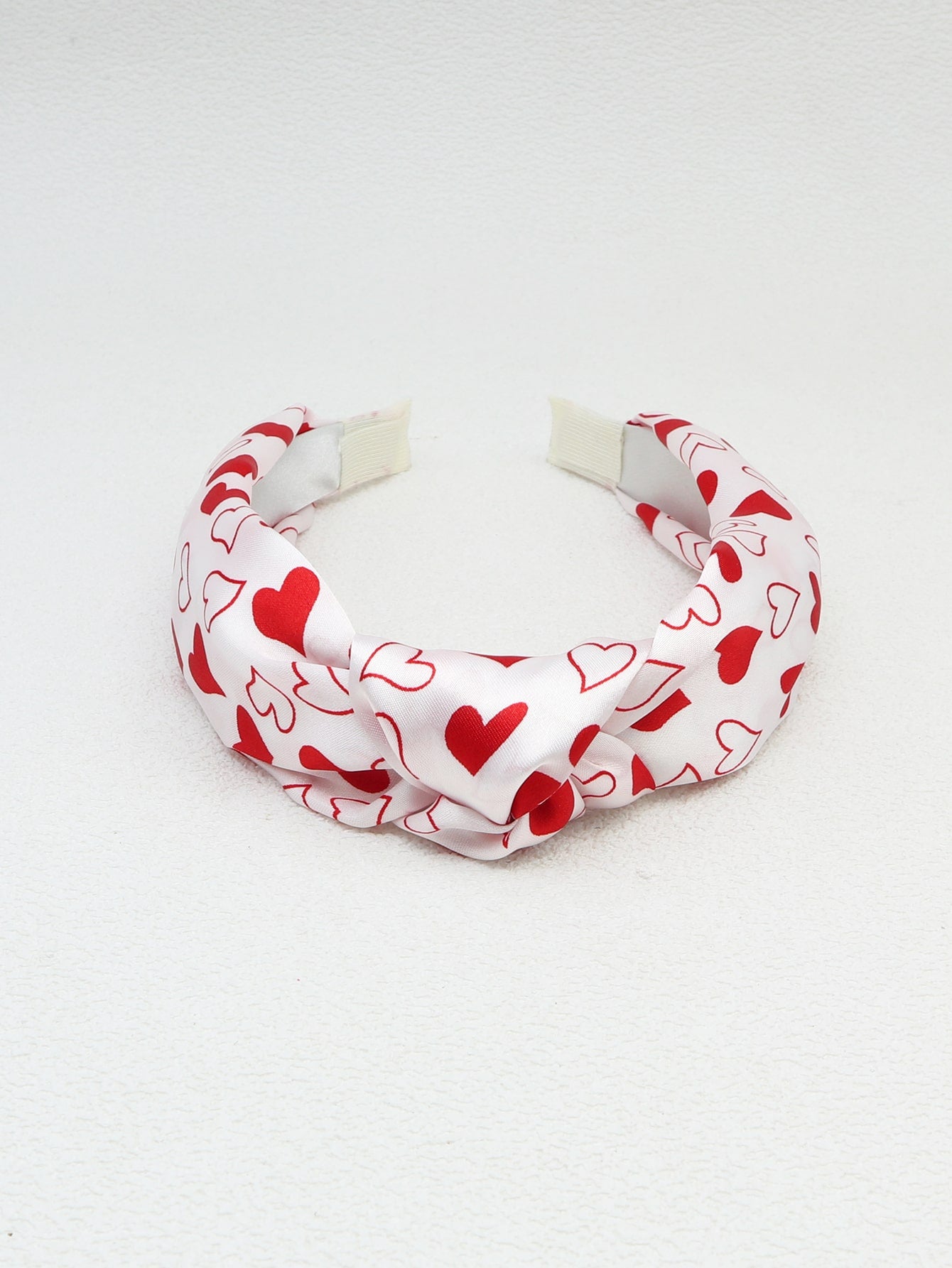 Cute 1pc Women's Heart Knot Hair Hoop, Elegant And Concise, Suitable For Dating Valentine's Day