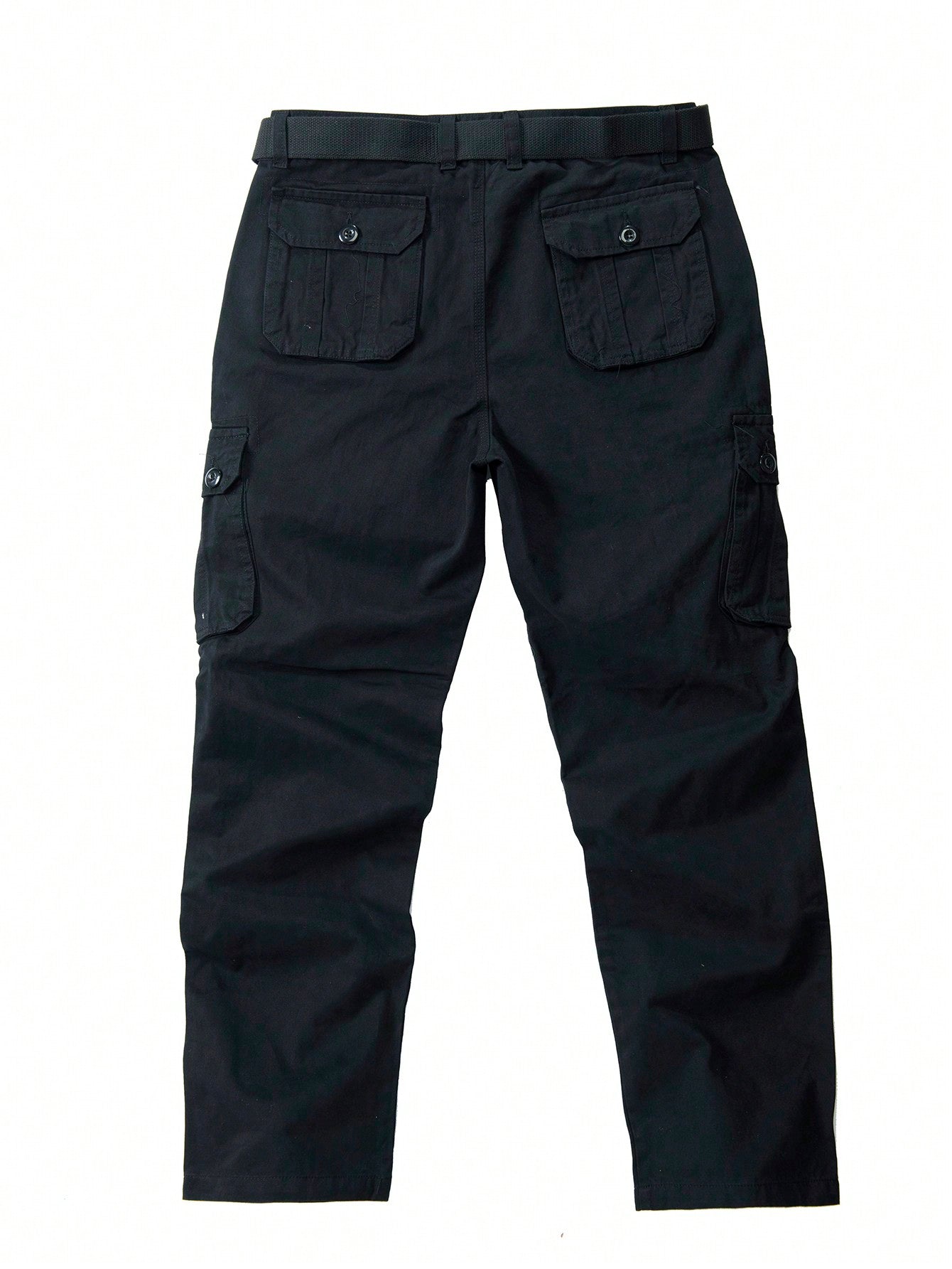 Men Flap Pocket Side Cargo Pants