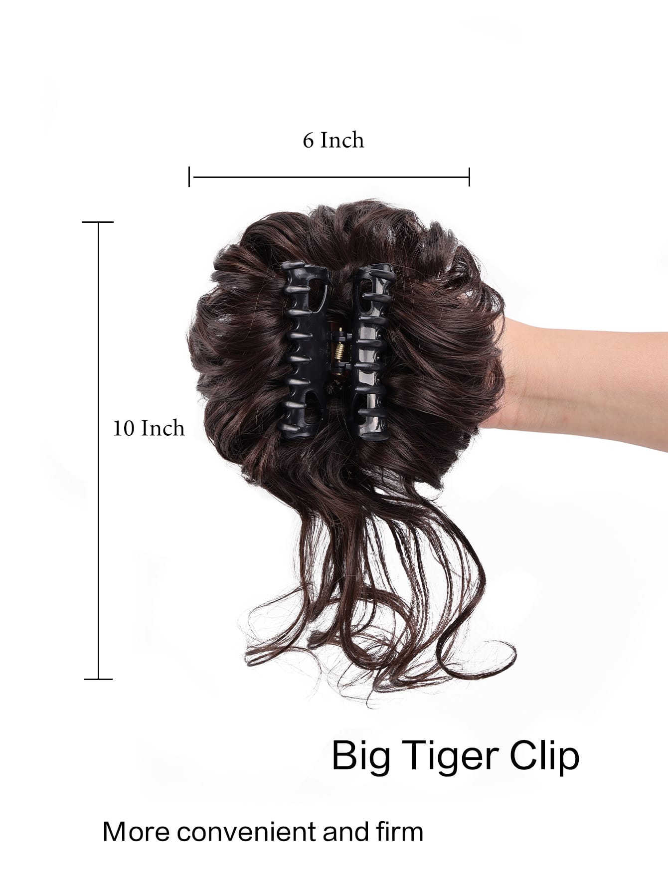 Claw Clip Messy Bun Hair Pieces For Women Tousled Updo Ponytail Synthetic Curly Wavy Bun Hair Extension With Hair Clips