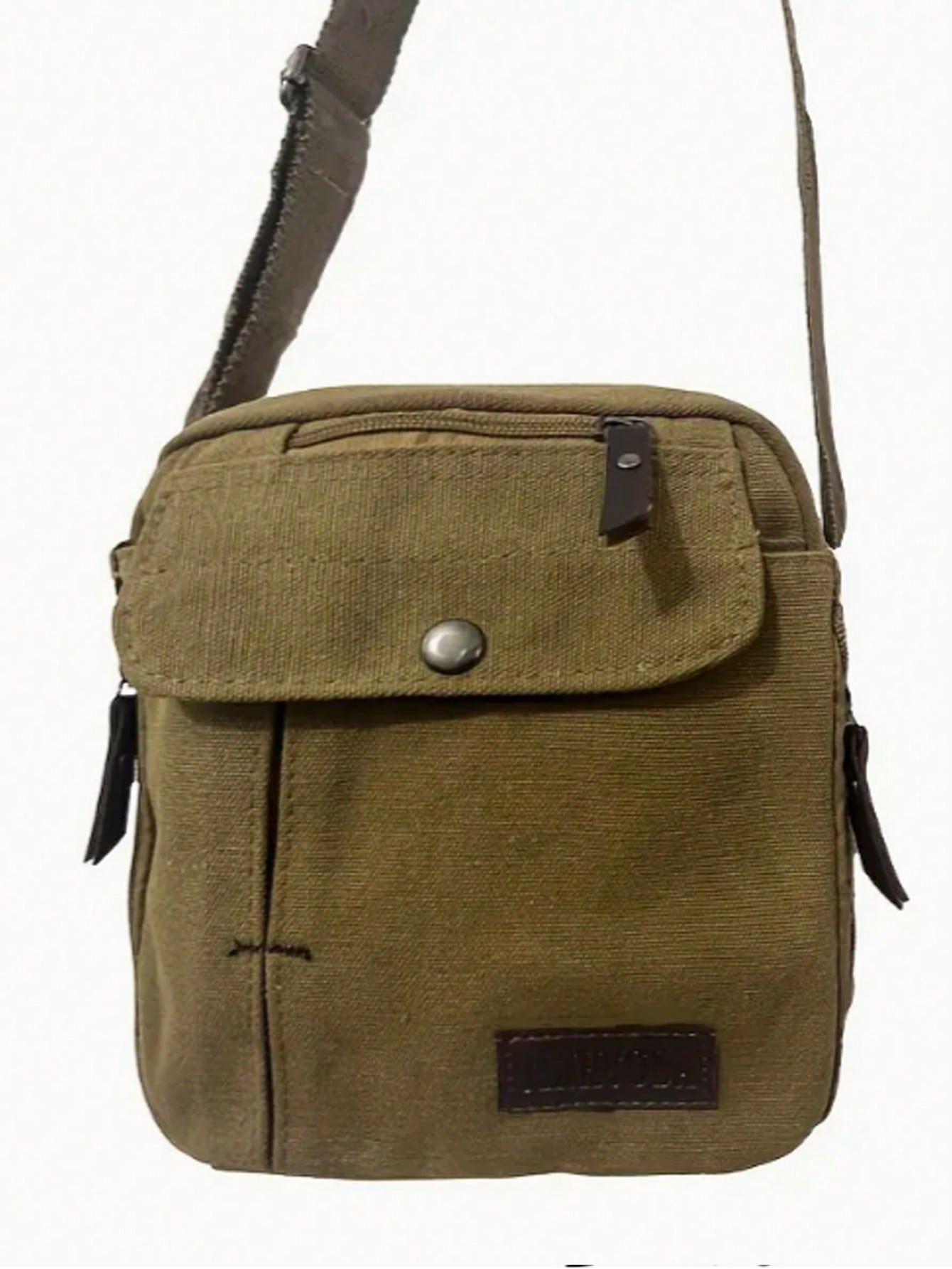 Men's Canvas Messenger Bag: Stylish Shoulder Bag With Multiple Pockets - Perfect For Outdoor Travel! Crossbody Bag Sling Bag Side Bag Square Bag For Holiday Travel Essentials School Bag For Man Bag Cross Body Bag Side Bag Students School Supplies Fall Ba