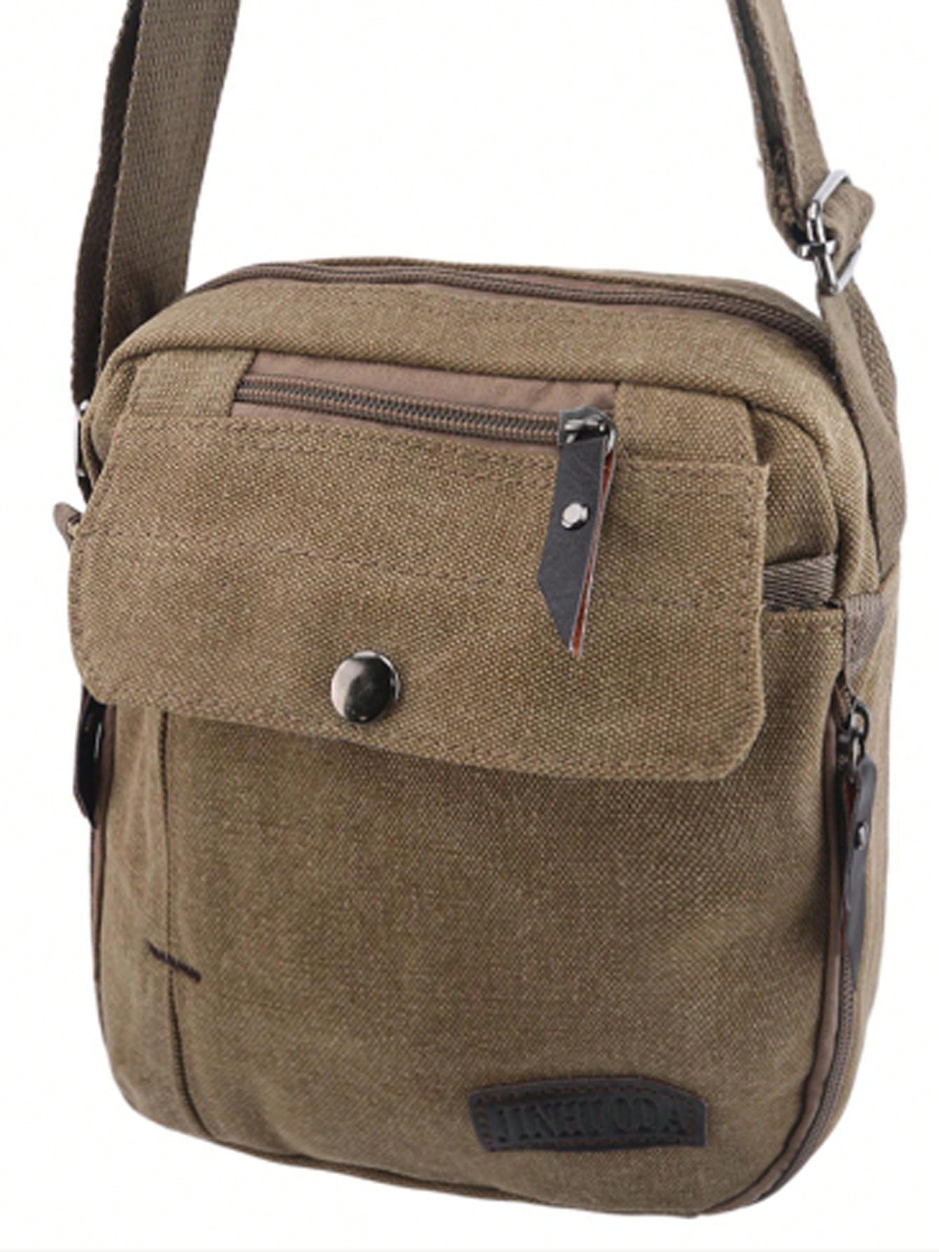 Men's Canvas Messenger Bag: Stylish Shoulder Bag With Multiple Pockets - Perfect For Outdoor Travel! Crossbody Bag Sling Bag Side Bag Square Bag For Holiday Travel Essentials School Bag For Man Bag Cross Body Bag Side Bag Students School Supplies Fall Ba