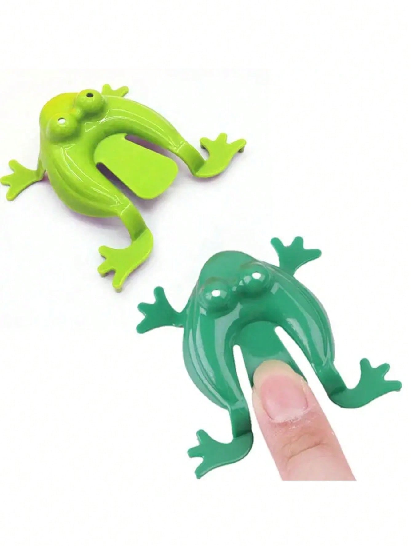 20pcs Random Color Mini Jumping Jump Frog Stress Relieving Toy,Christmas