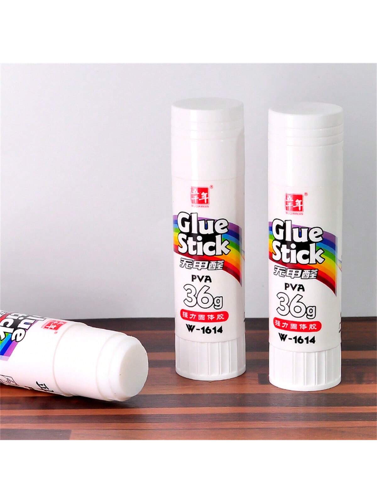 WUQIANNIAN [WQN] 3 Formaldehyde Free Quick Drying, Glue Sticks, Solid Adhesive Office Supplies, Adhesive Paper, High Viscosity Process Supplies, School Supplies -9g-15g-21g-36g