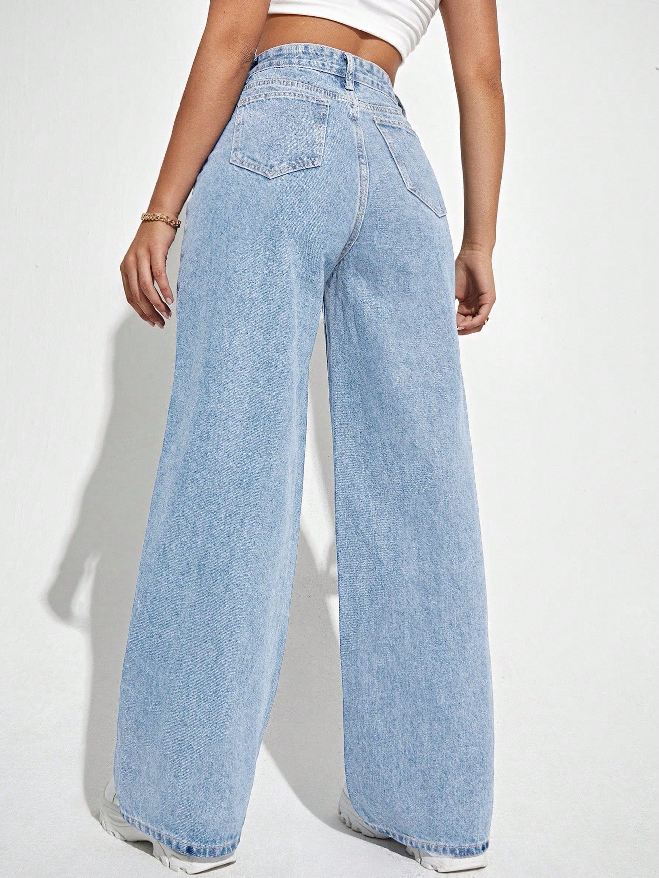 High Waist Wide Leg Jeans