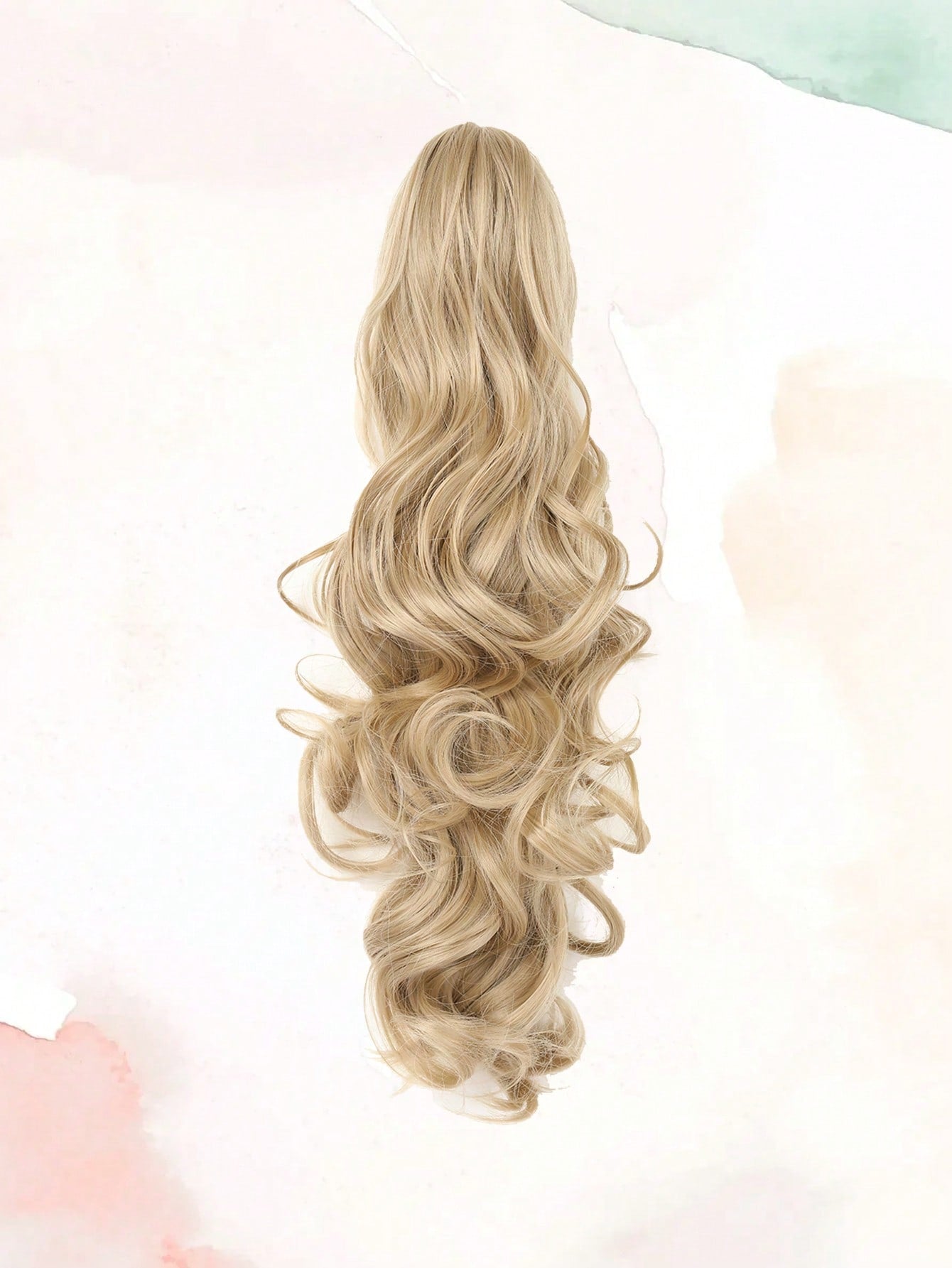 Claw Clip Ponytail Extension Curly Wavy  Clip in  Long Ponytails Hair  Extensions Synthetic  Hairpiece for Women