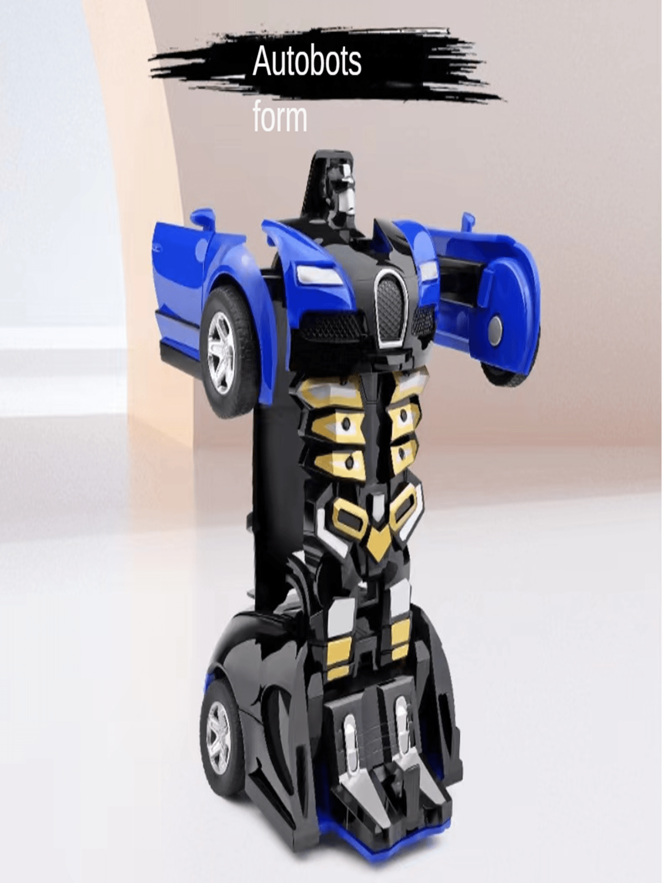 1pc Children's Deformed Toy Boy Collision Deformed Car Model Kids Toy Car (Wheel Style Random)