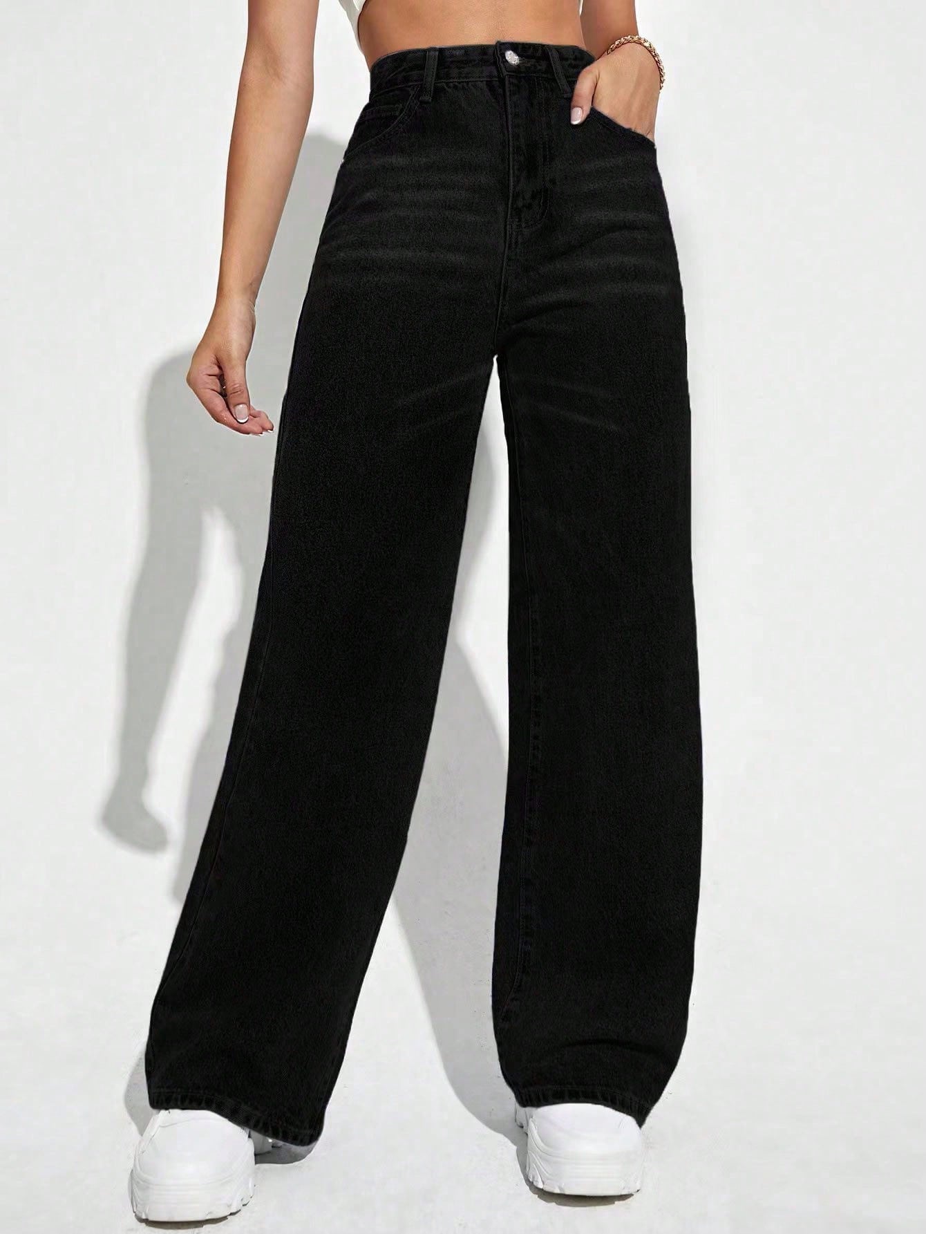 High Waist Wide Leg Jeans