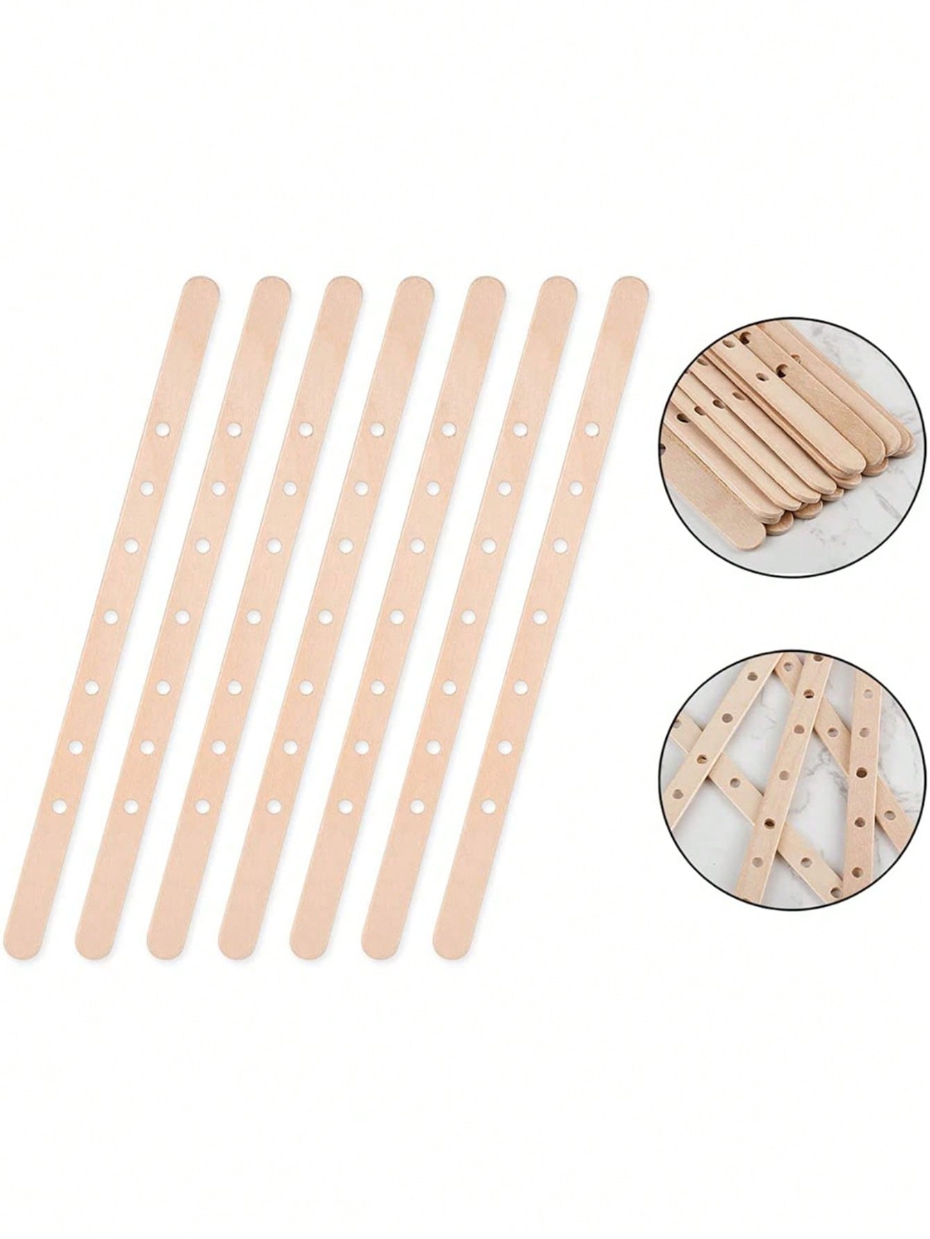 50pcs Candle Making Tools Including Candle Wick Holders, Candle Wick Centering Device And Wooden Mixing Sticks