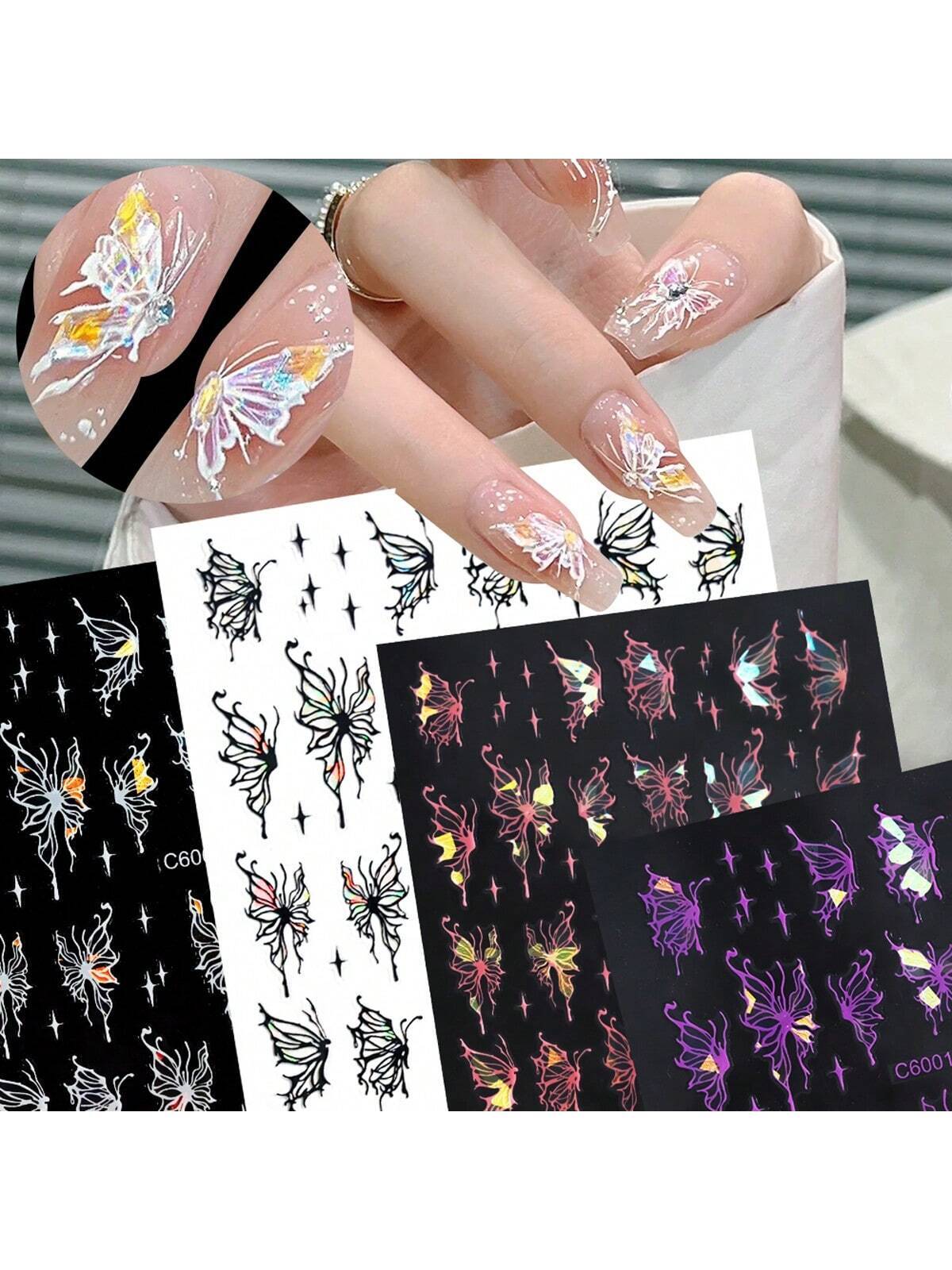 7Sheets Valentines Nail Art Stickers 7pcs Self-Adhesive Gold Heart Nail Stickers 3D Valentine'S Day Nail Supplies Rose Love Cupid Heart Letter Nail Decals Gold Nail Design Charms For Women Nail Art Decoration DIY