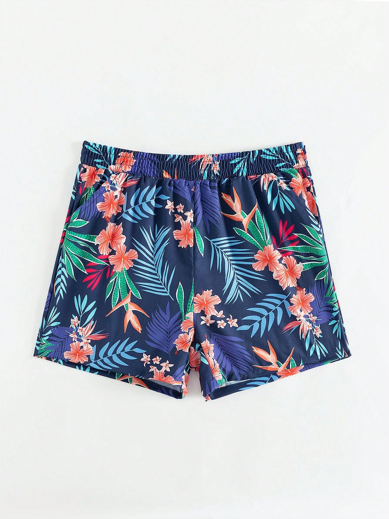 Swim Summer Beach Tropical Print Swimwear Bottom