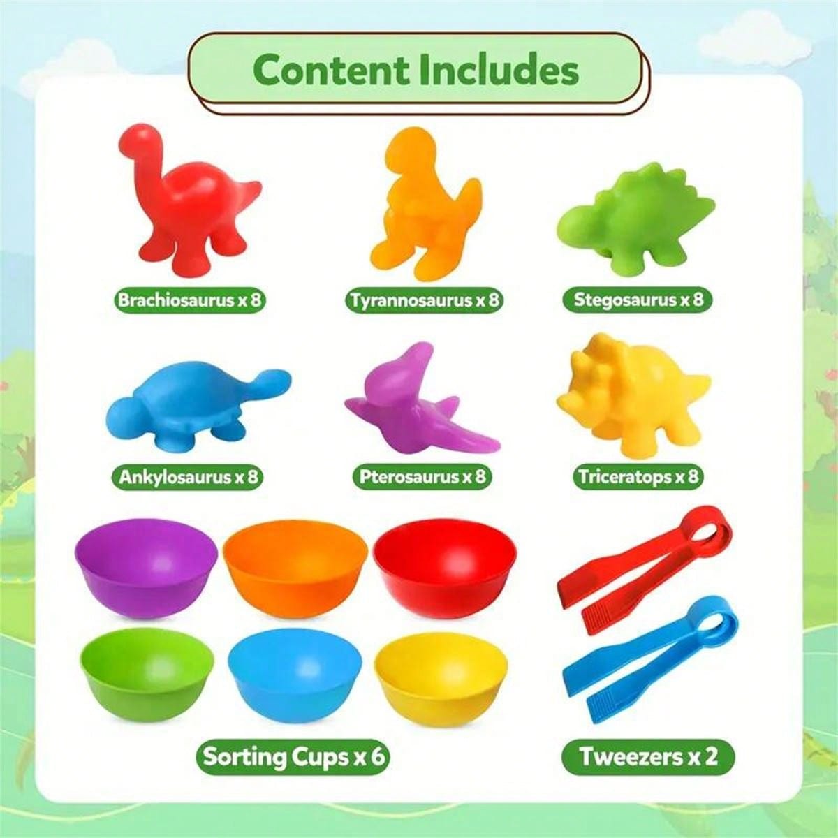 Counting Toys Children Educational Matching Game, Montessori Sensory