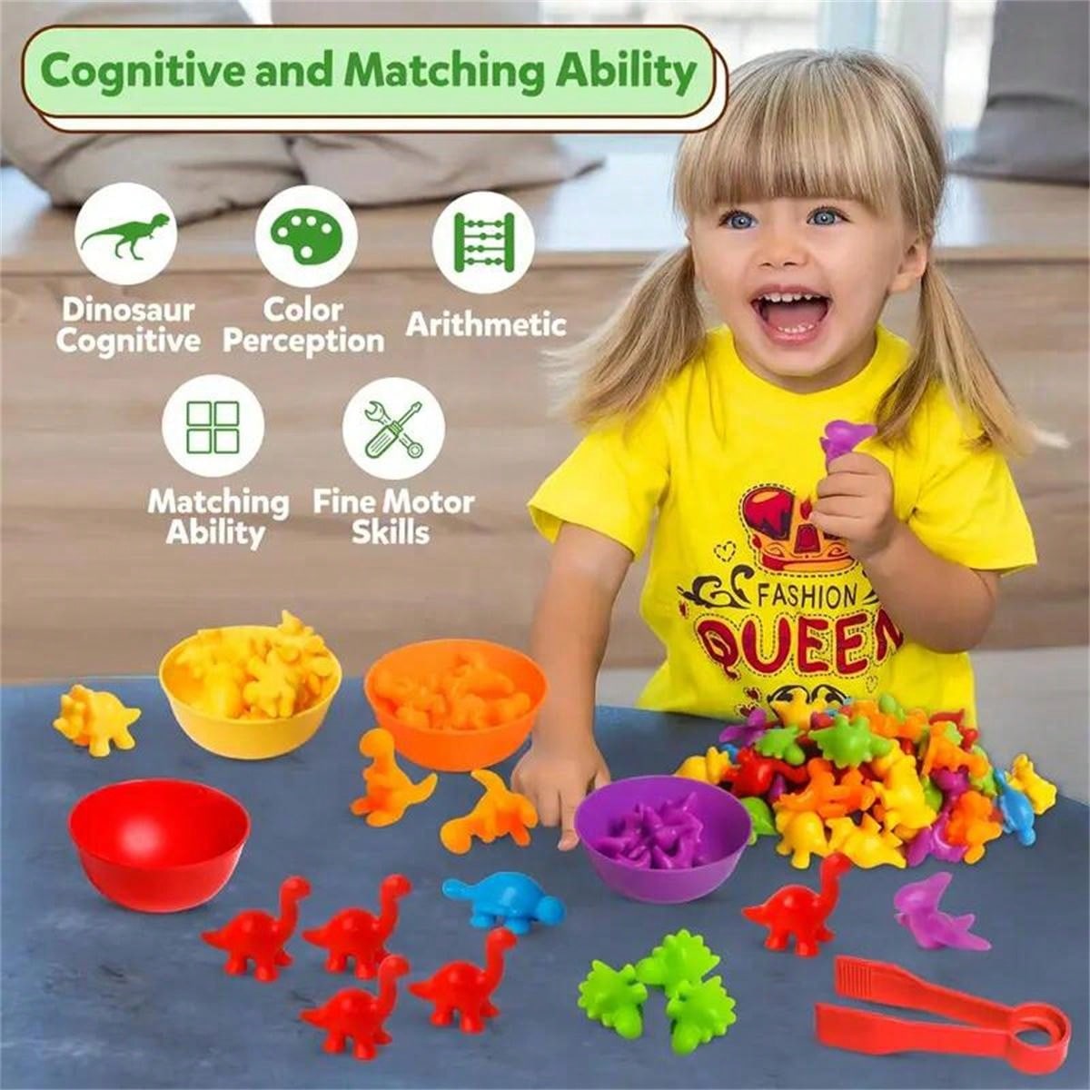 Counting Toys Children Educational Matching Game, Montessori Sensory