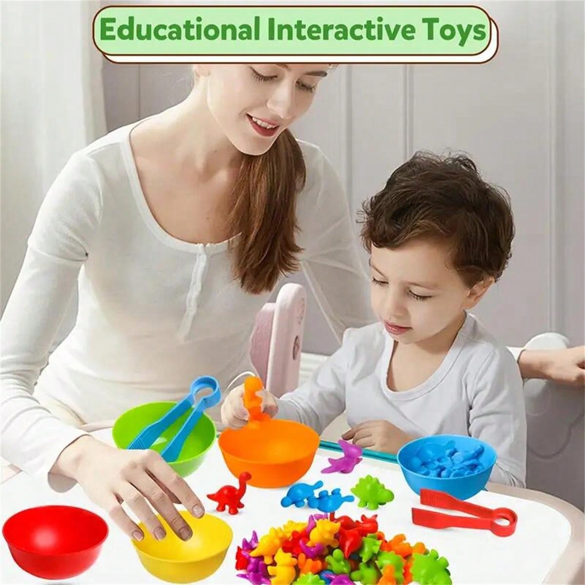 Counting Toys Children Educational Matching Game, Montessori Sensory