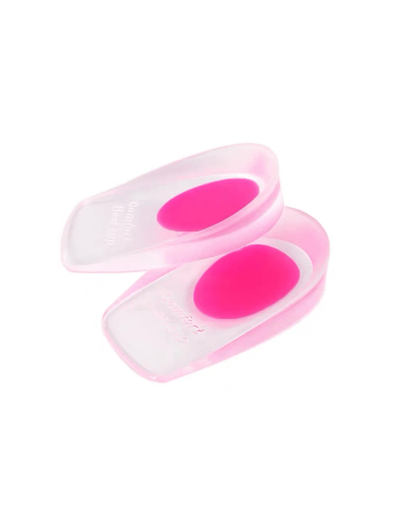 2pcs Heel Pain Relief Pads - Pu Gel Heel Cup Cushions To Protect Foot Spurs & Shock Absorption In Sports Shoes