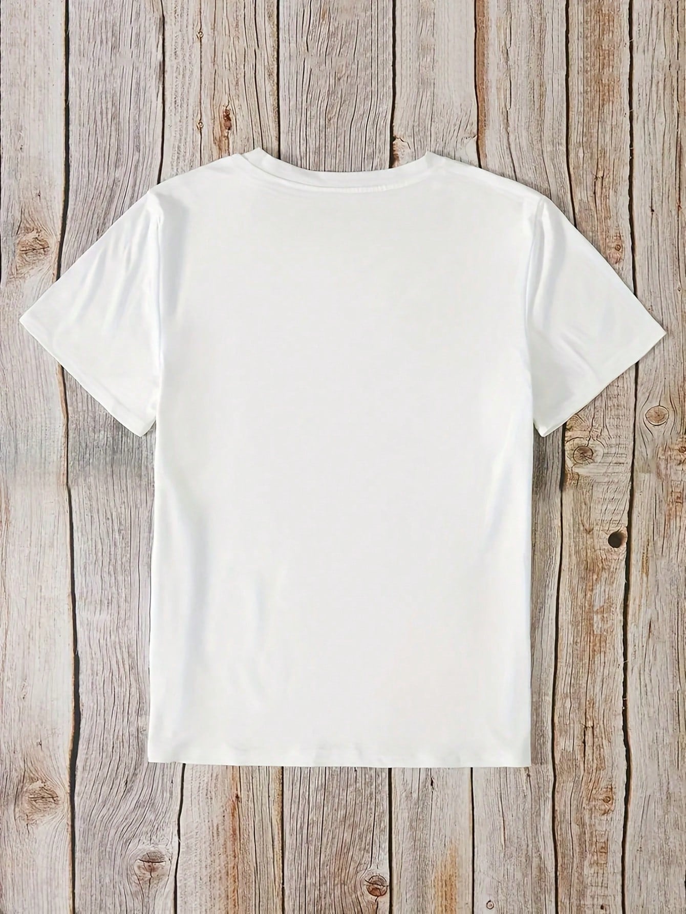 Men's Letter Print Short Sleeve T-Shirt