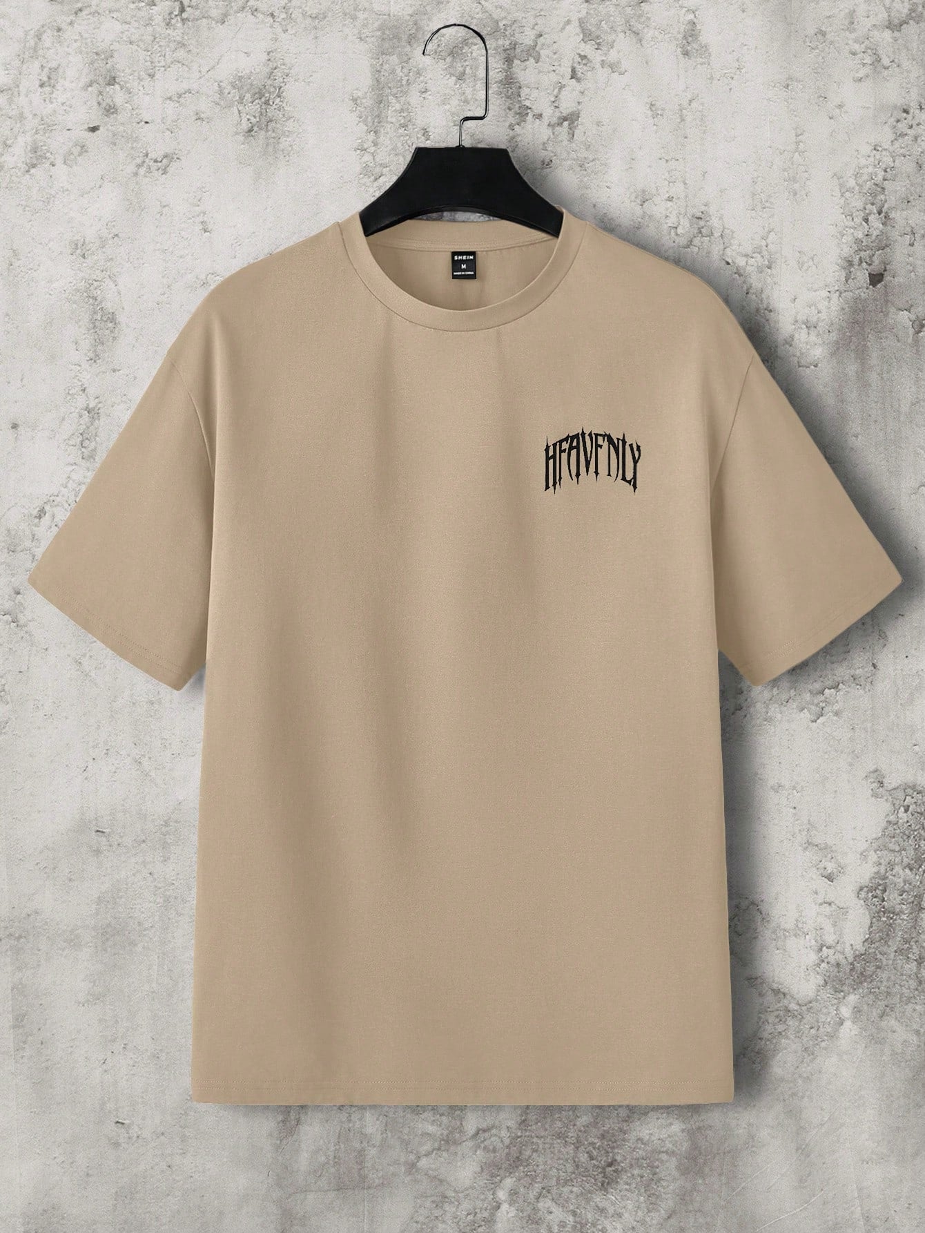 Manfinity StreetEZ Casual Gesture Letter Print T-Shirt