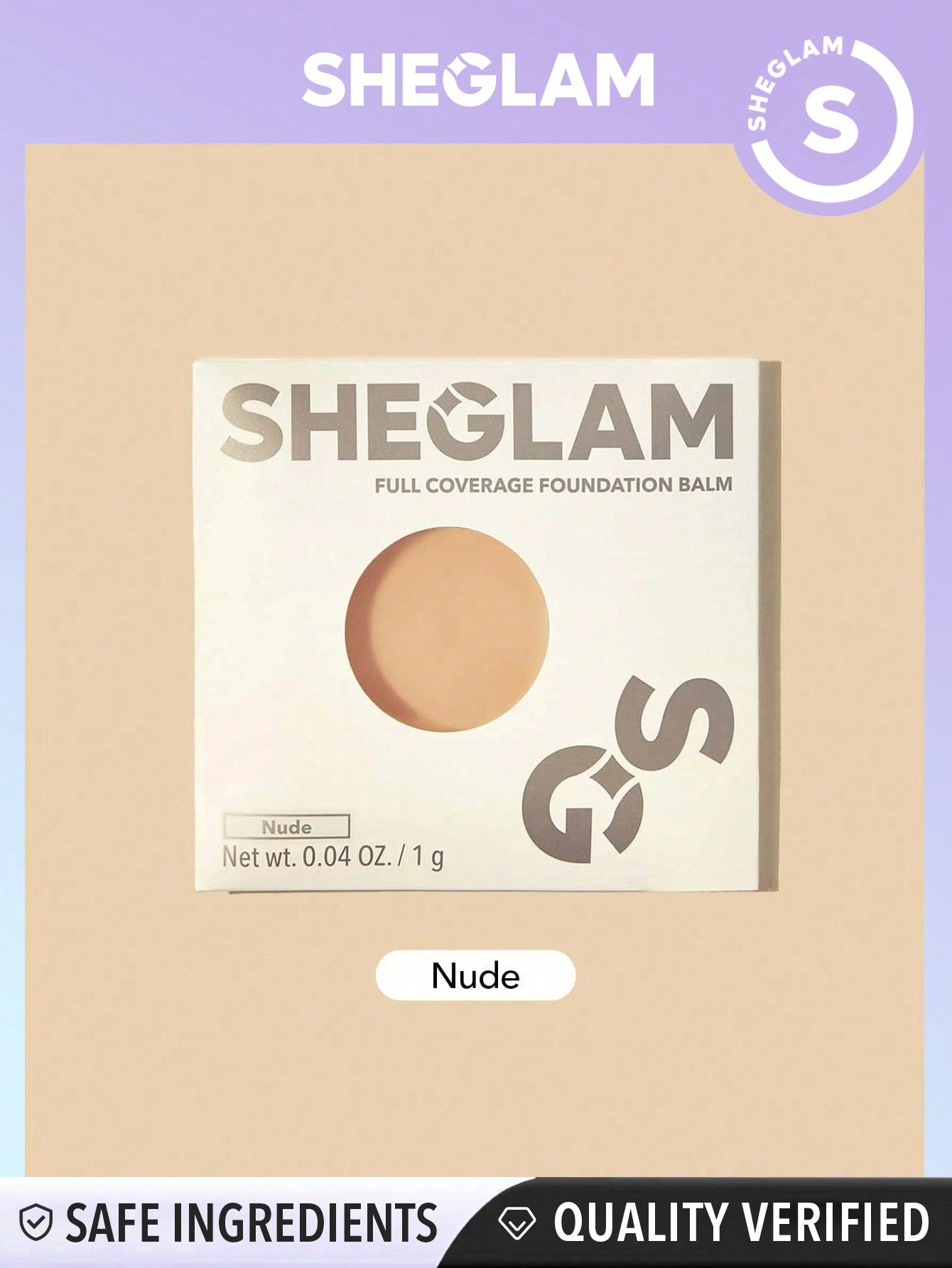 SHEGLAM Skinfluencer Full Coverage Foundation Balm Sample-Golden