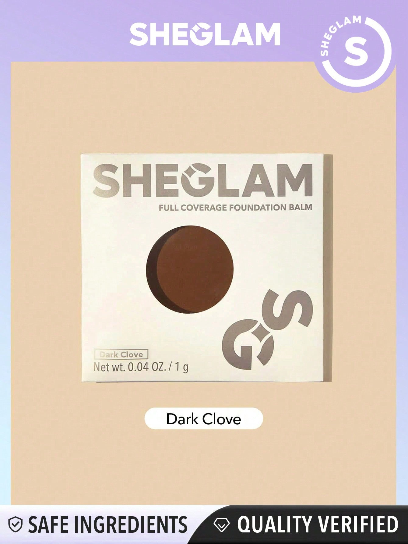 SHEGLAM Skinfluencer Full Coverage Foundation Balm Sample-Golden