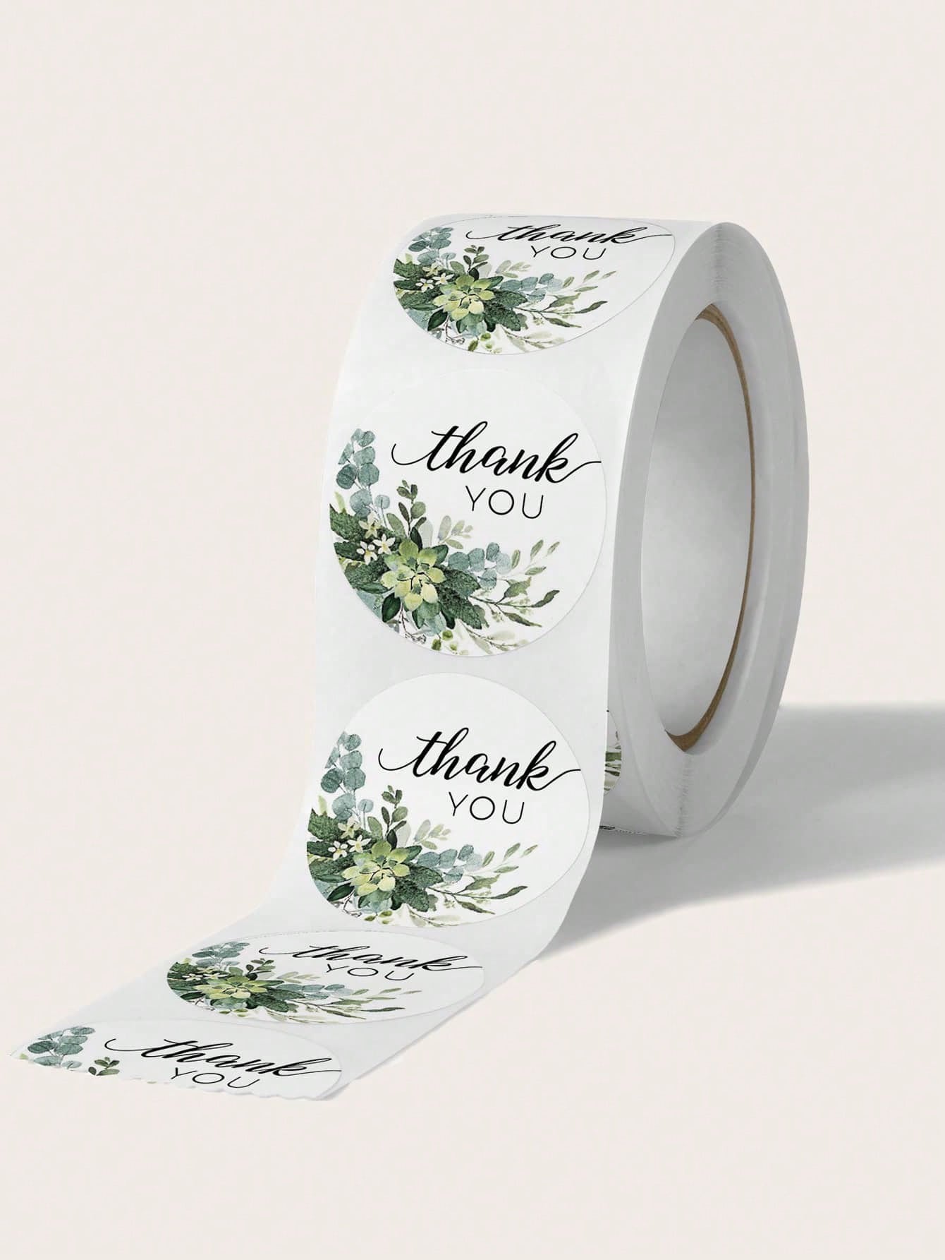 500pcs Floral Pattern Thank You Stickers,Christmas