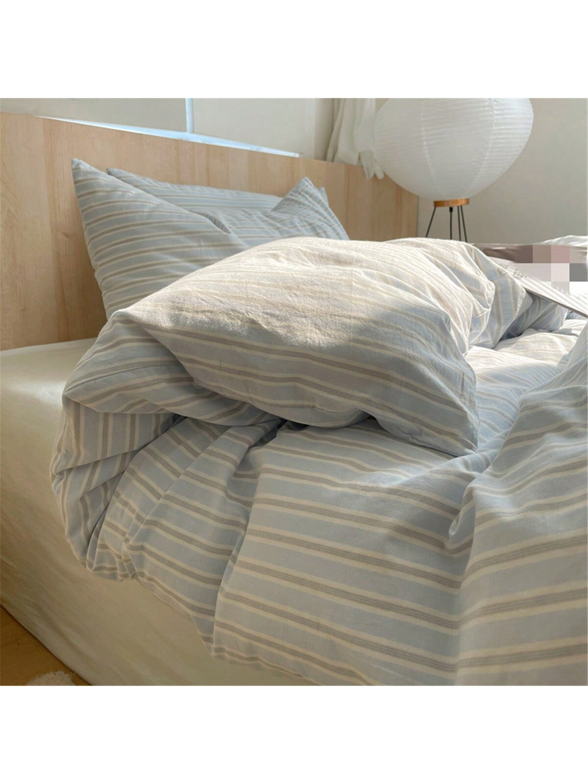 3pcs/Set Woven Student Dorm Bedding Duvet Cover, Soft