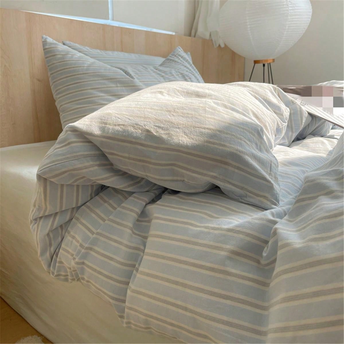 3pcs/Set Woven Student Dorm Bedding Duvet Cover, Soft