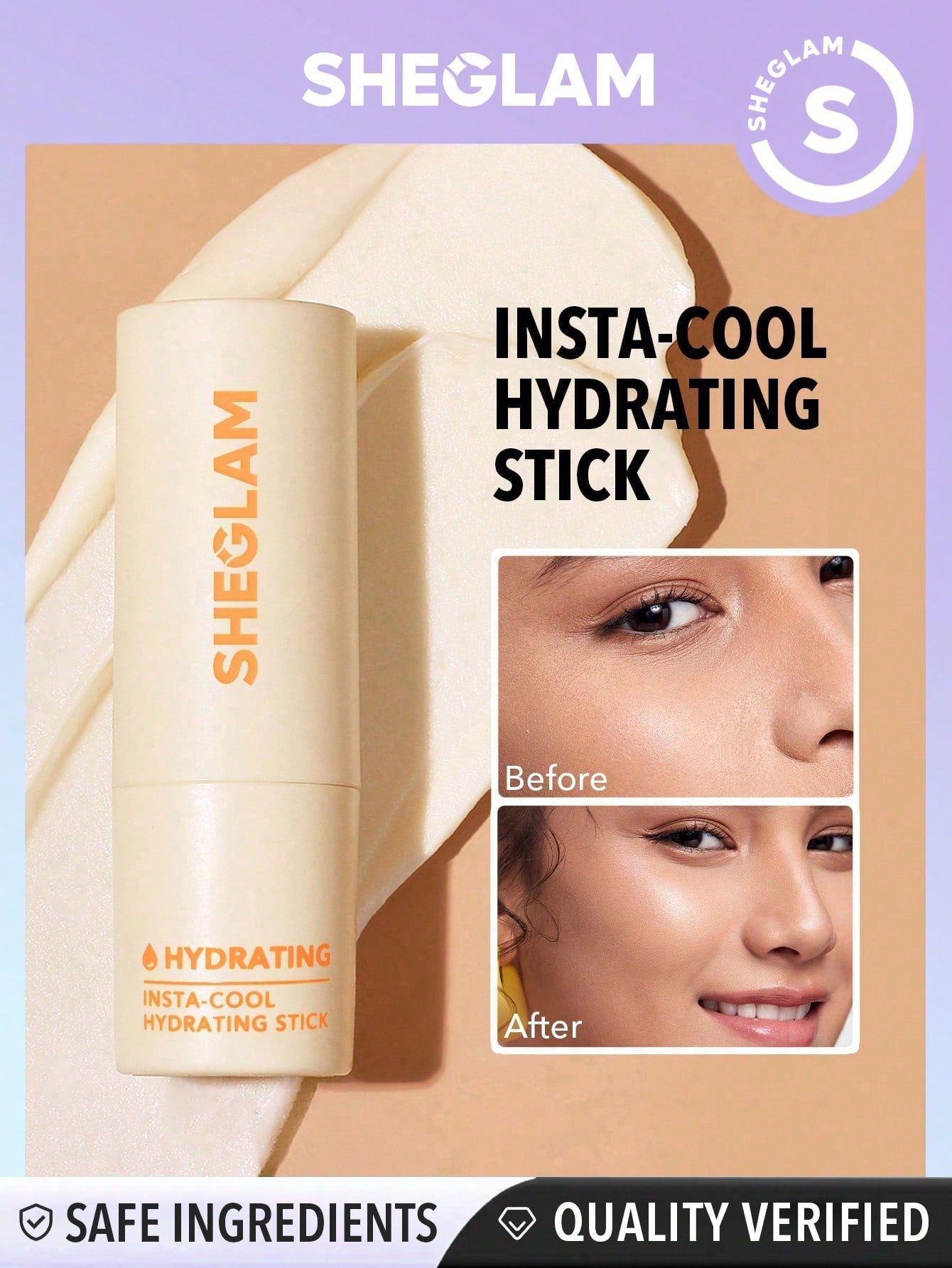 SHEGLAM Hydrating Stick Portable Moisturizing Balm Stick Hydrating Makeup Primer Face Skin Care Black Friday Winter Gifts Moisturizer Xmas Christmas Gift Winter Y2K