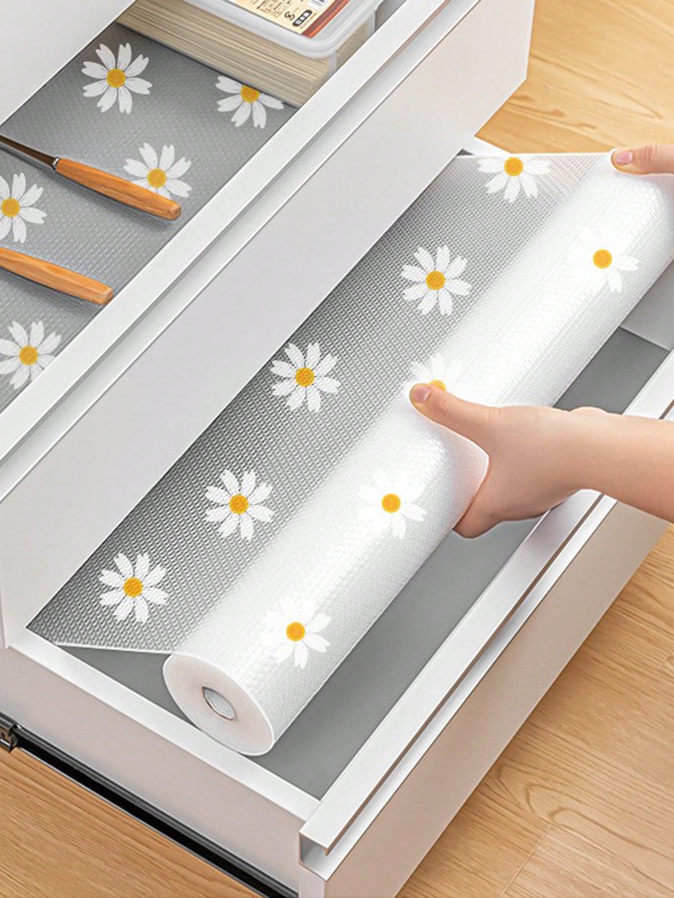 1 Roll Non-Slip Shelf Liner,Eva Waterproof Cabinet Liner,Translucent Non-Adhesive Drawer Liner,Easy To Cut Cupboard Liner For Shelves,Refrigerator,Desk,Cabinet,Kitchen,Shelf Mats.(11.8